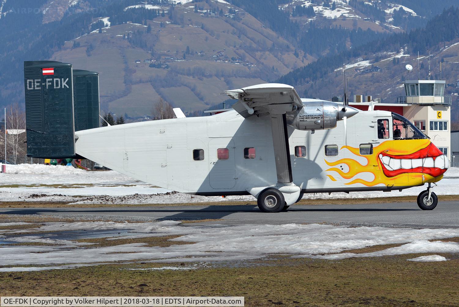 OE-FDK, 1972 Short SC-7 Skyvan 3A-100 C/N SH.1901, at Zell am See