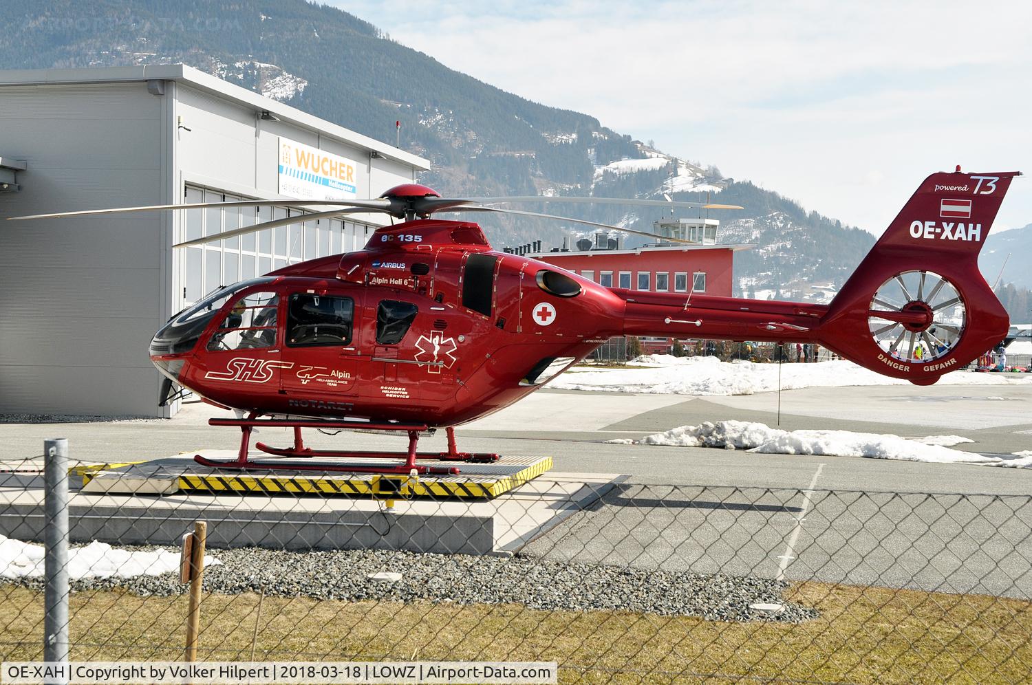 OE-XAH, Eurocopter EC-135T-1 C/N 105, at Zell am See