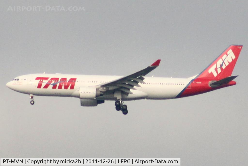 PT-MVN, 2007 Airbus A330-203 C/N 876, Landing