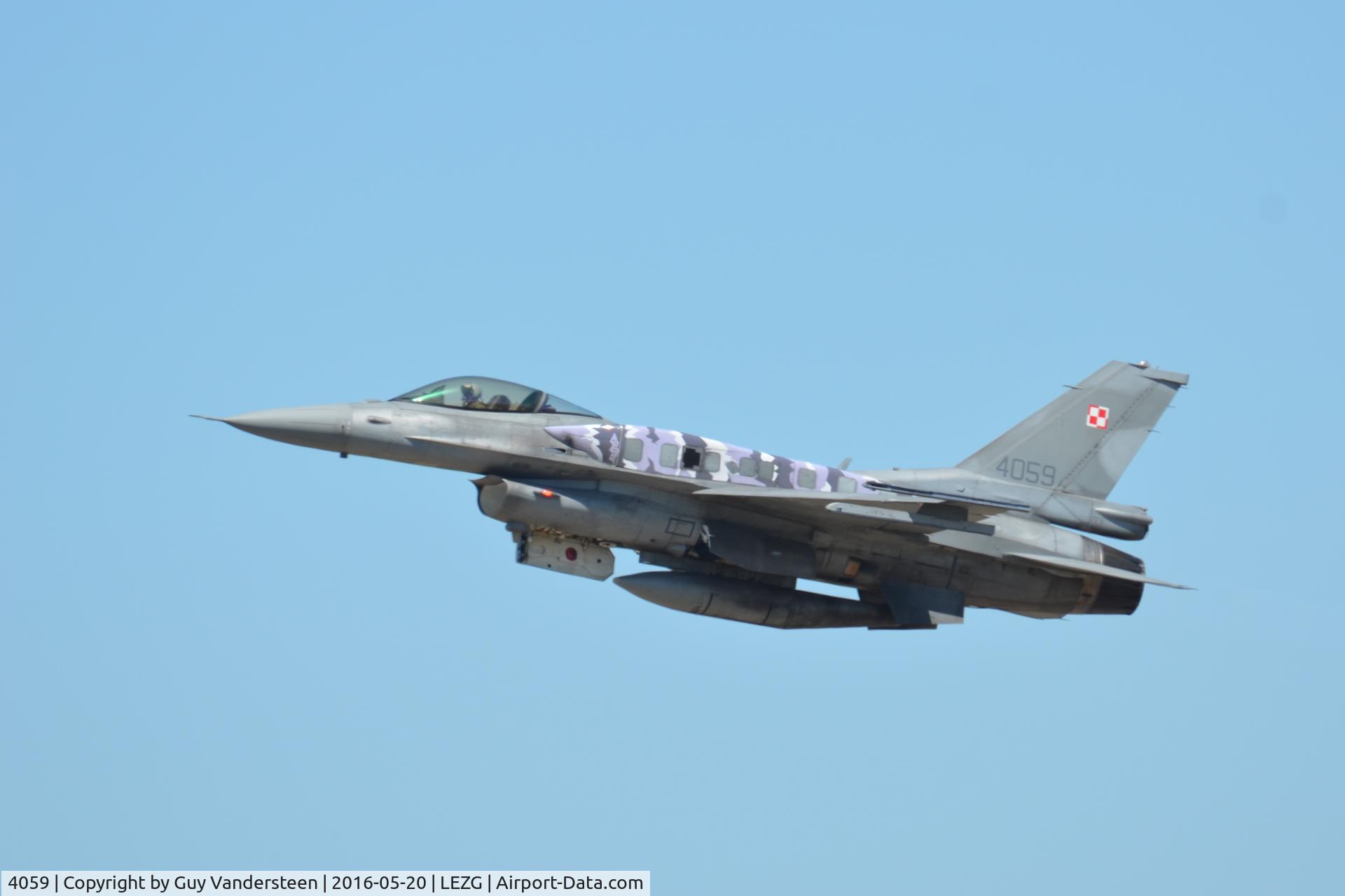 4059, 2003 Lockheed Martin F-16CJ Fighting Falcon C/N JC-20, Nato Tiger Meet 2016 LEZG
