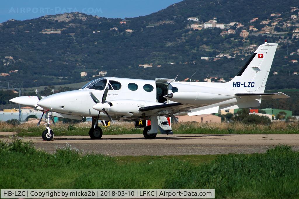 HB-LZC, 1981 Cessna 340A C/N 340A1263, Parked