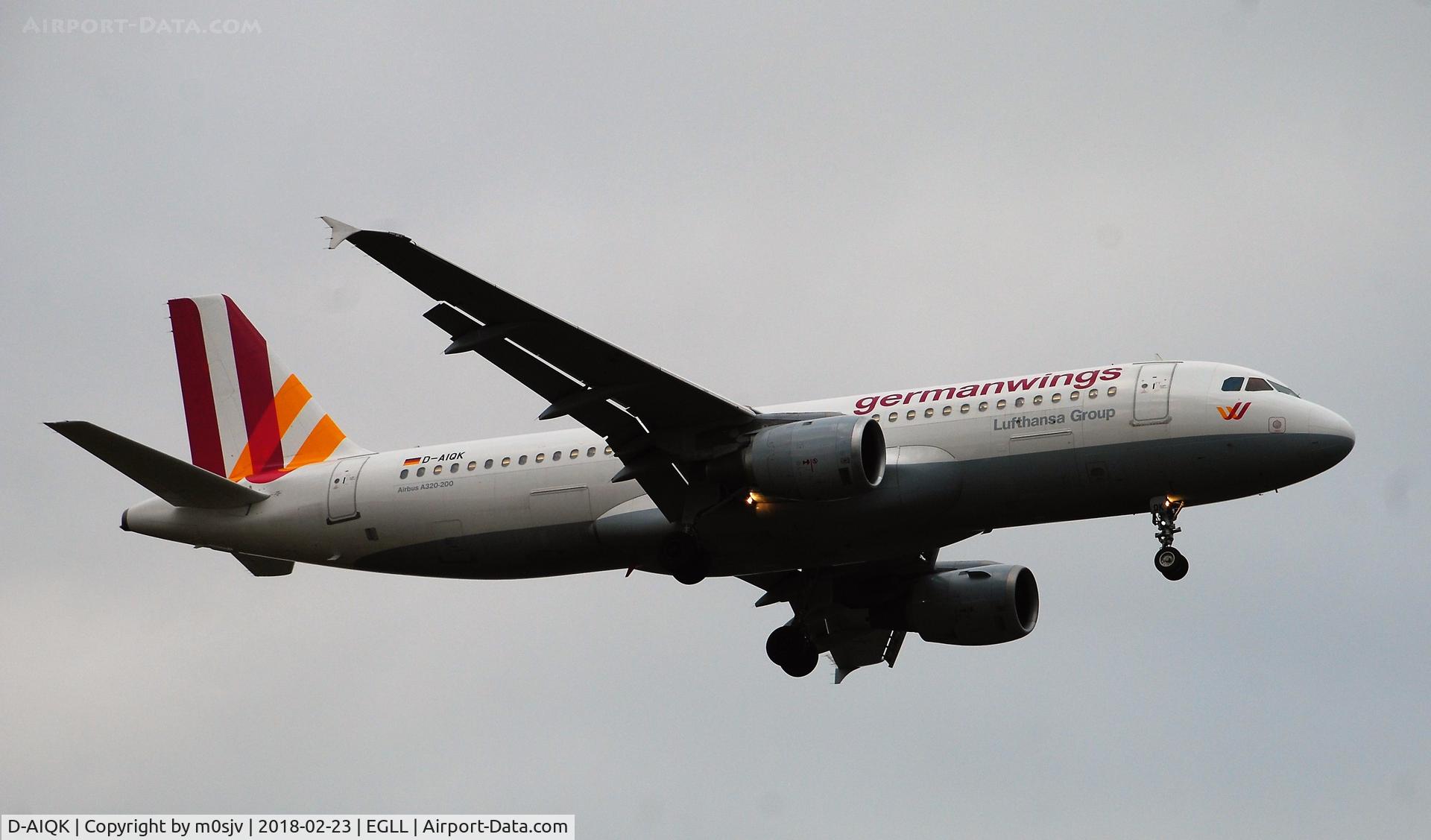 D-AIQK, 1991 Airbus A320-211 C/N 0218, Taken from the threshold of 29L