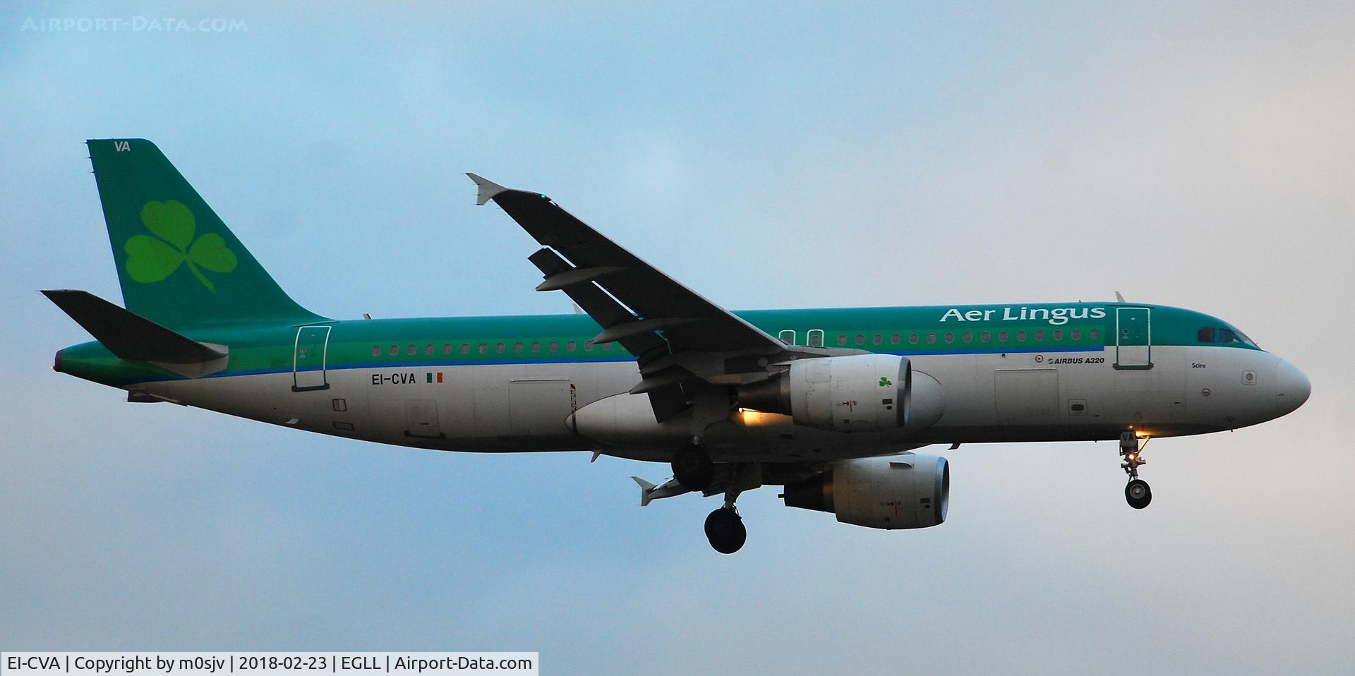 EI-CVA, 2000 Airbus A320-214 C/N 1242, Taken from the threshold of 29L