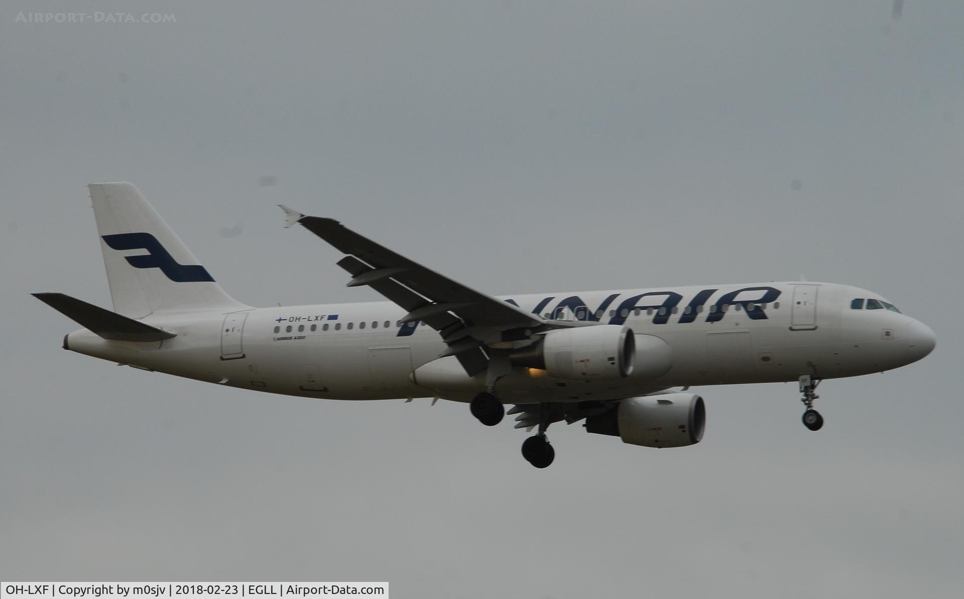 OH-LXF, 2002 Airbus A320-214 C/N 1712, Taken from the threshold of 29L
