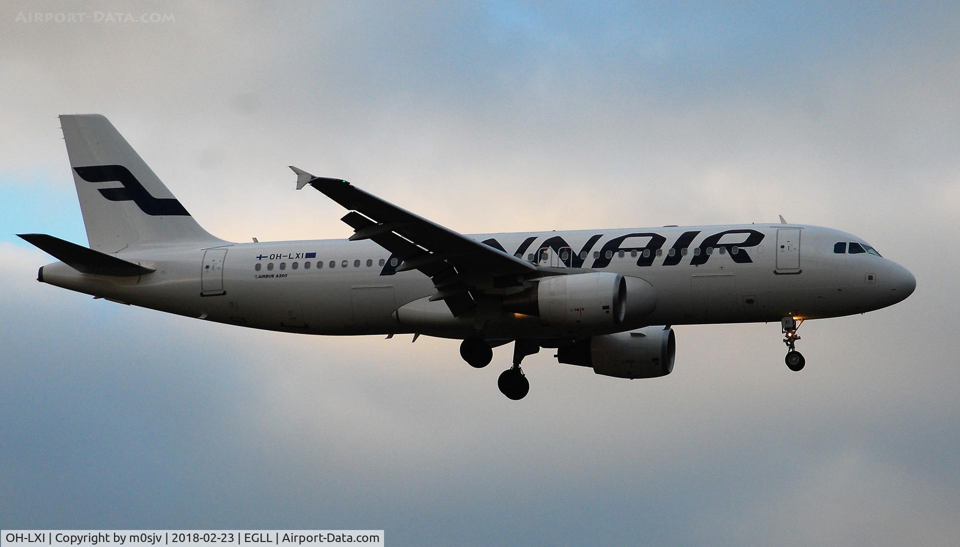 OH-LXI, 2003 Airbus A320-214 C/N 1989, Taken from the threshold of 29L
