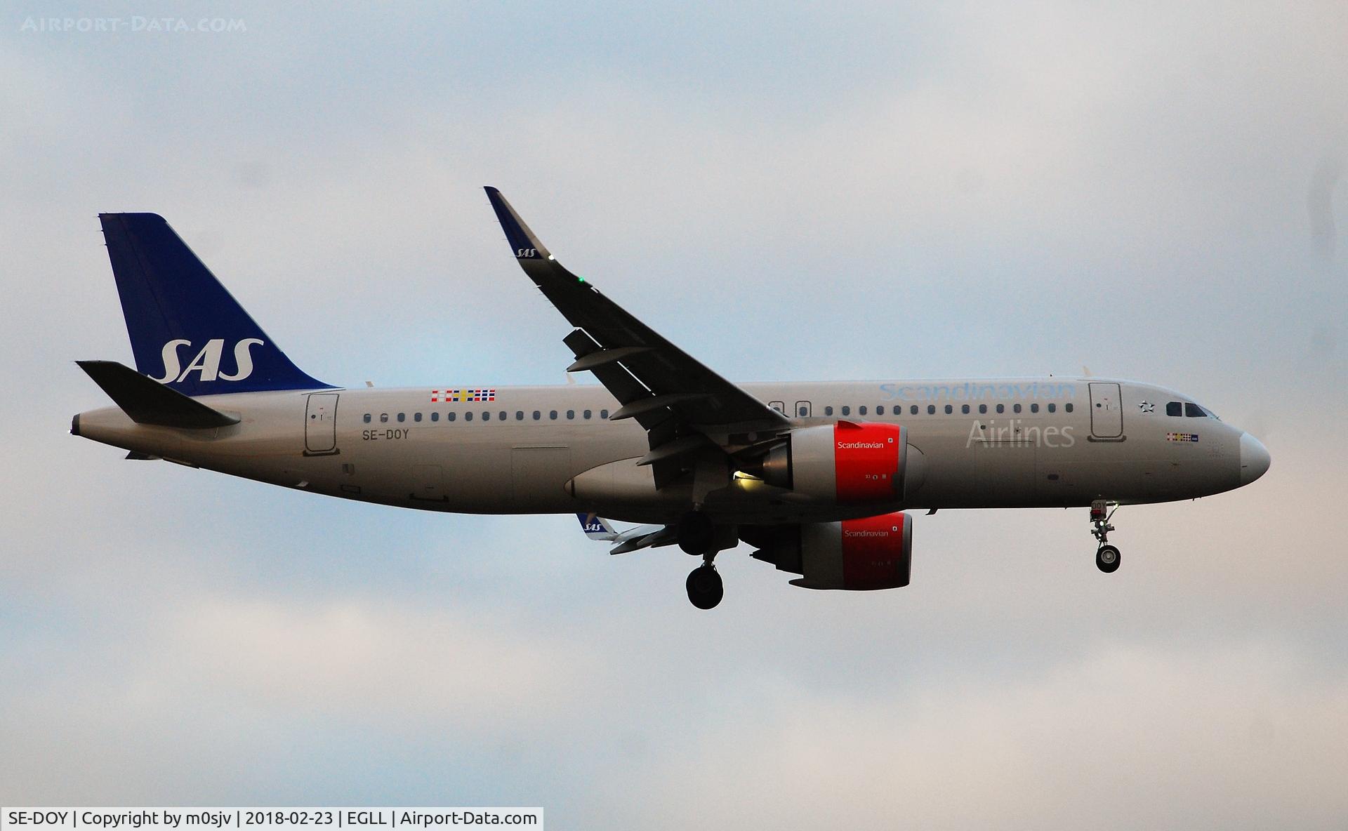 SE-DOY, 2017 Arbus A320-251N C/N 7499, Taken from the threshold of 29L