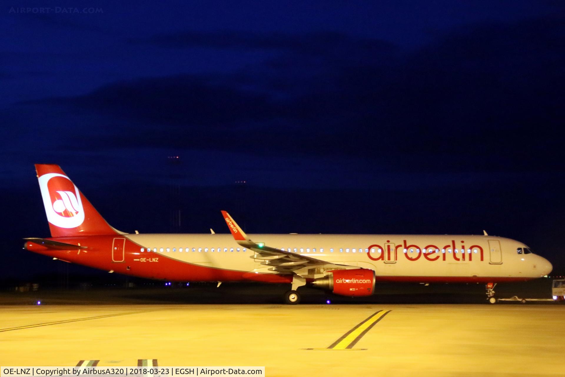 OE-LNZ, 2016 Airbus A321-211 C/N 6979, Off to the paint shop