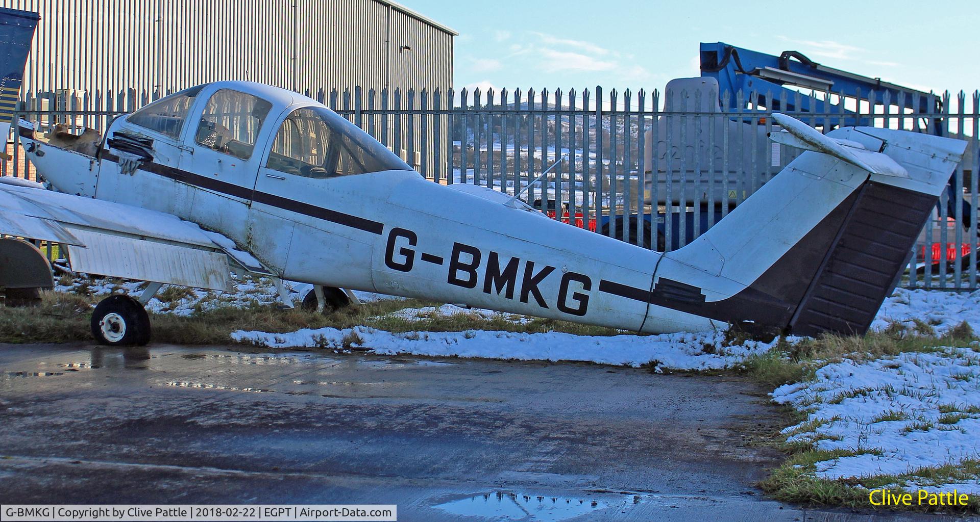 G-BMKG, 1982 Piper PA-38-112 Tomahawk Tomahawk C/N 38-82A0050, Remains in the dump area at Perth EGPT