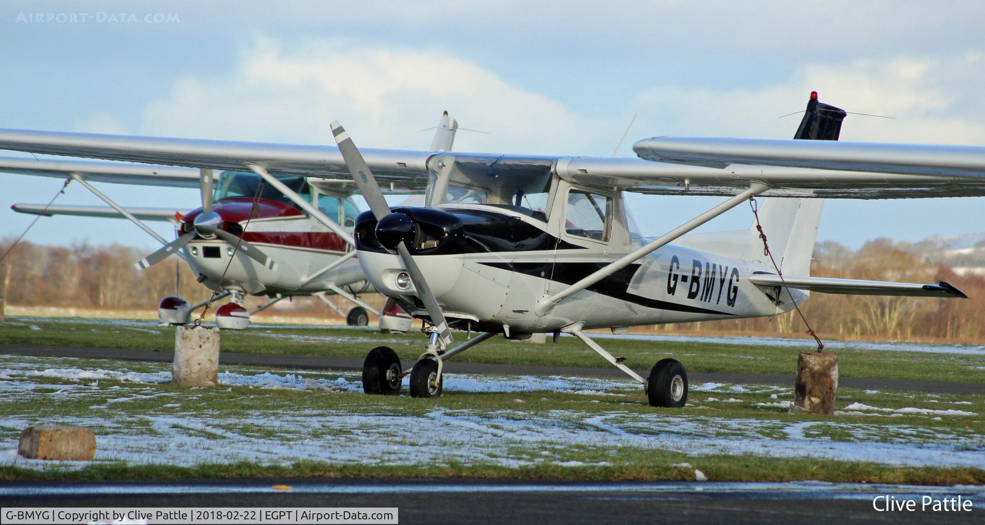 G-BMYG, 1980 Reims FA152 Aerobat C/N 0365, On the ramp at Perth EGPT