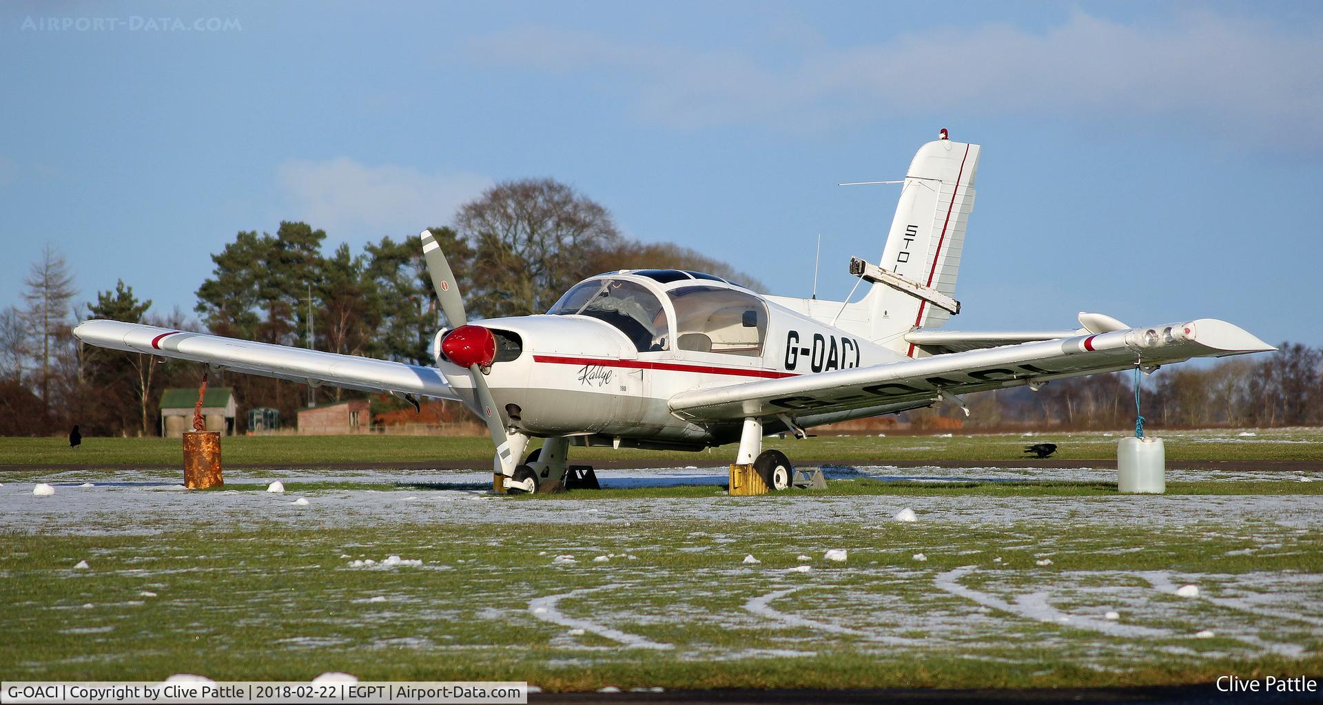 G-OACI, 1978 Socata MS-893E Rallye 180GT Gaillard C/N 13086, On the ramp at Perth EGPT