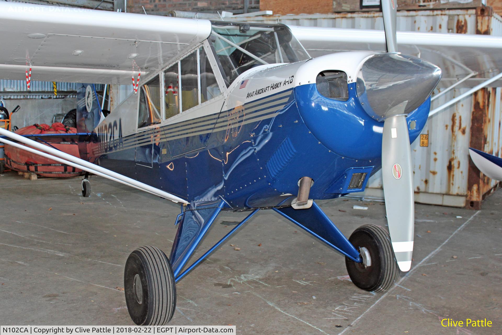 N102CA, 2004 Aviat A-1B Husky C/N 2272, At Perth EGPT