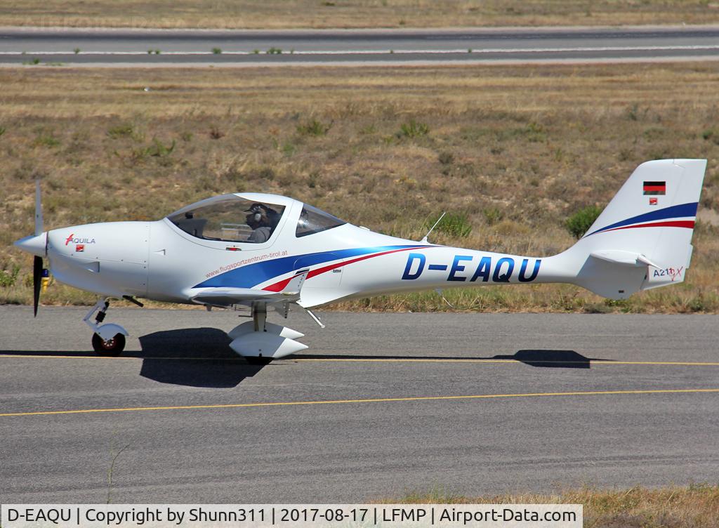 D-EAQU, Aquila A210 (AT01) C/N AT01-170, Taxiing holding point rwy 15 for departure...