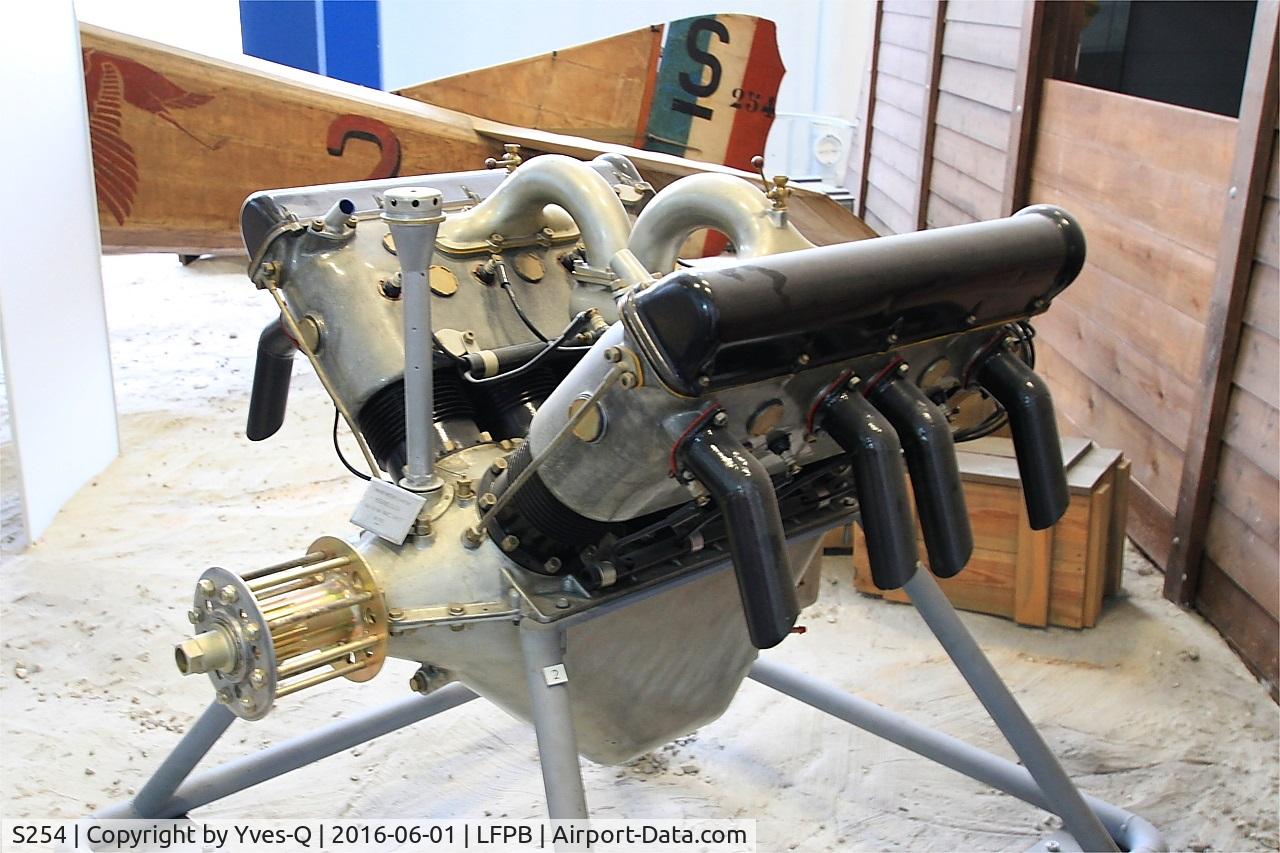 S254, SPAD S-VII C/N 254, Hispano suiza model 31 engine, model fitted on SPAD S-VII, Air & Space Museum Paris-Le Bourget Airport (LFPB-LBG)