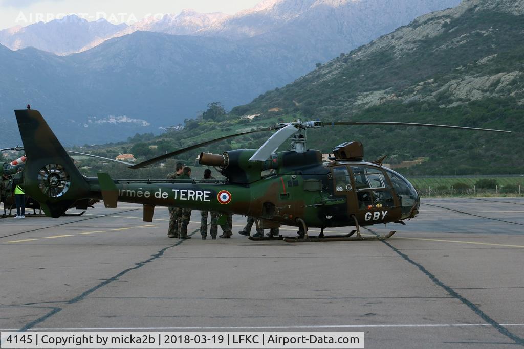 4145, Aérospatiale SA-342M Gazelle C/N 2145, Parked