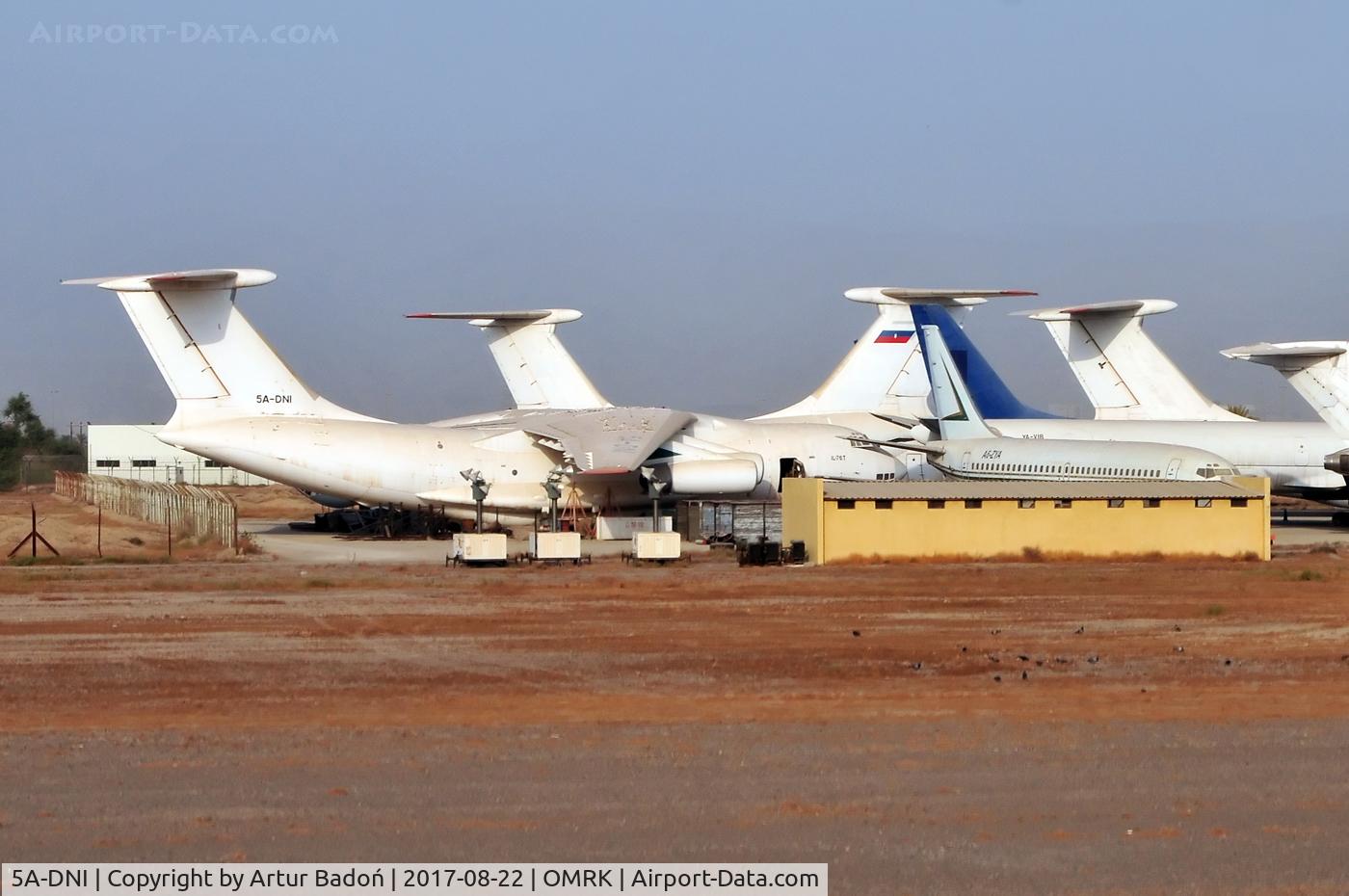 5A-DNI, Ilyushin Il-76T C/N 0013430878, Libyan Air Cargo