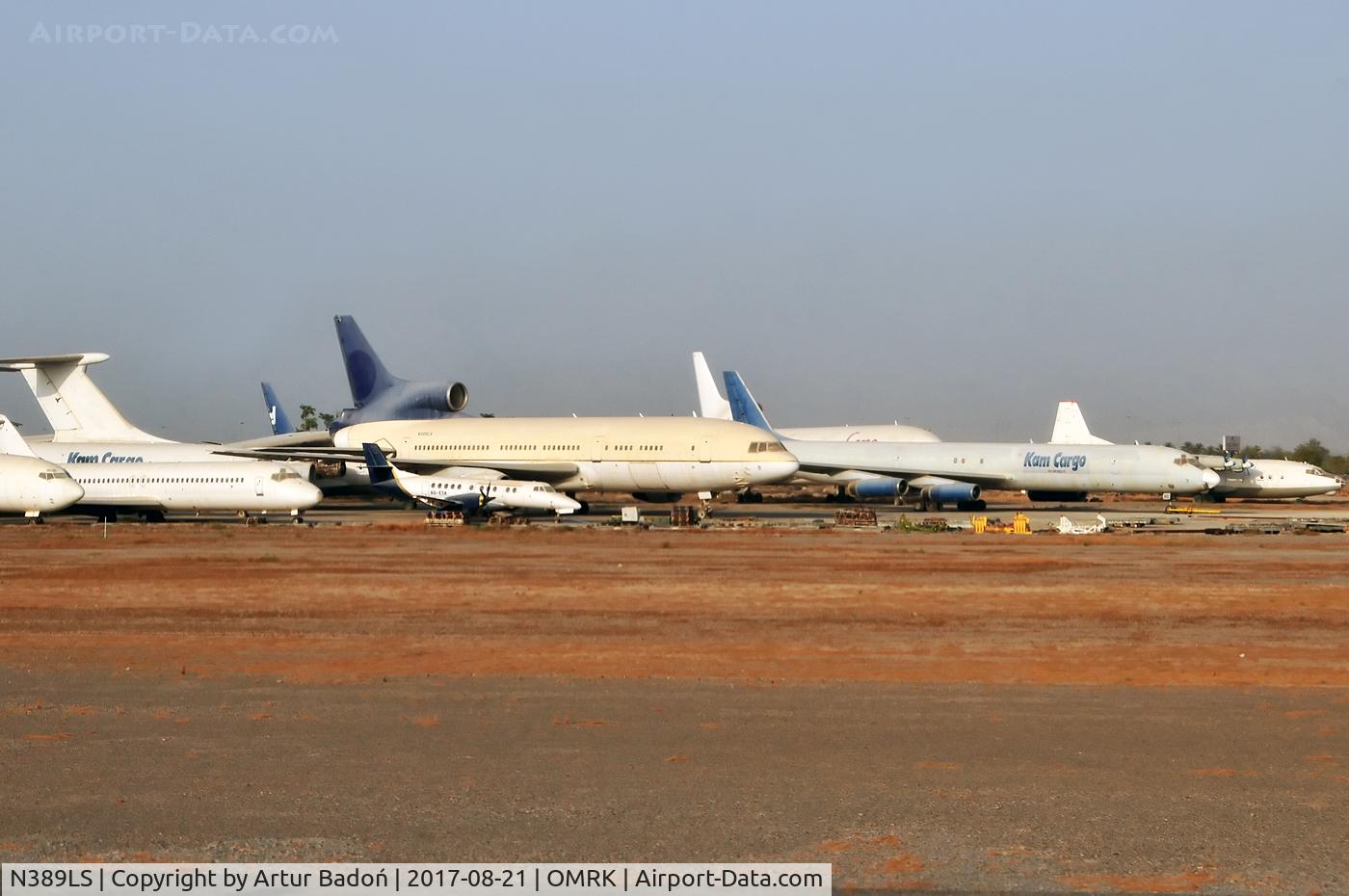 N389LS, 1983 Lockheed L-1011-385-3 Tristar 500 C/N 193G-1250, Las Vegas Sands Corporation - ex. Saudi Arabian Government reg. HZ-HM5 stored at RKT 2010