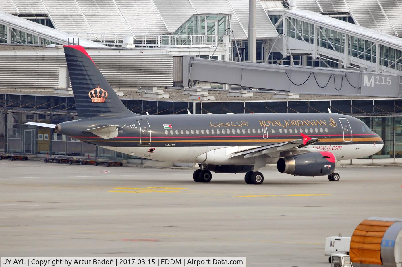 JY-AYL, 2008 Airbus A319-132 C/N 3428, Royal Jordanian