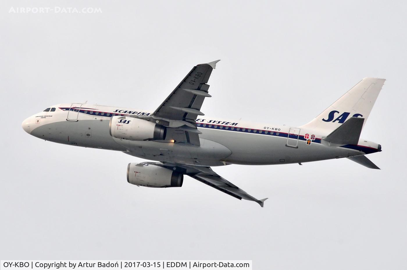 OY-KBO, 2006 Airbus A319-131 C/N 2850, SAS - retro livery