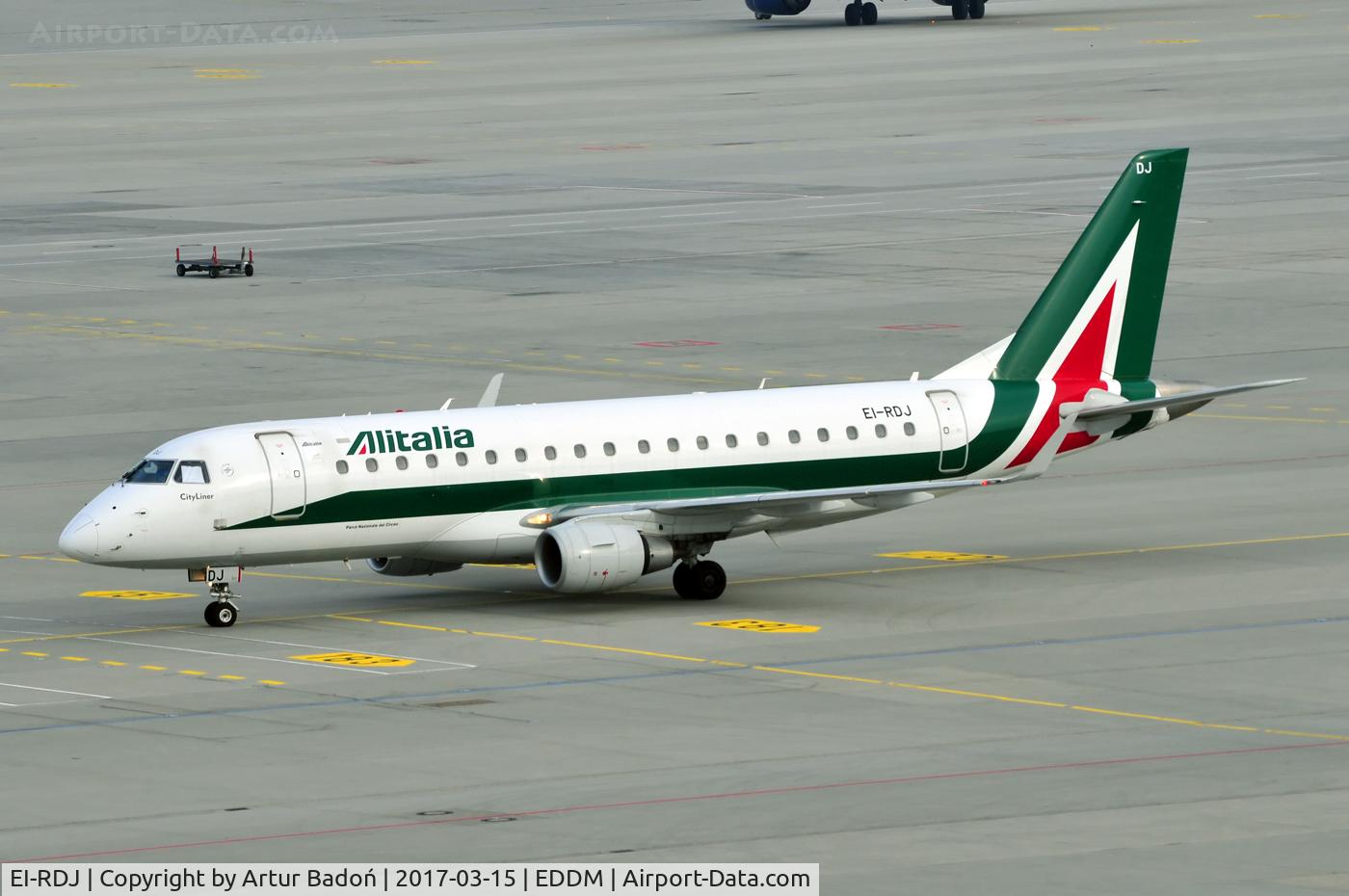 EI-RDJ, 2012 Embraer 175LR (ERJ-170-200LR) C/N 17000342, Alitalia