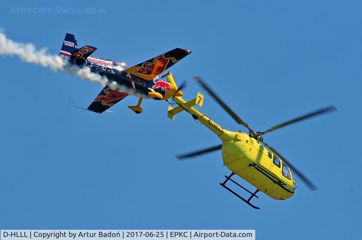 D-HLLL, MBB Bo-105CBS-5 C/N S-875, sky ballet - Poland Aviation Museum - Kraków