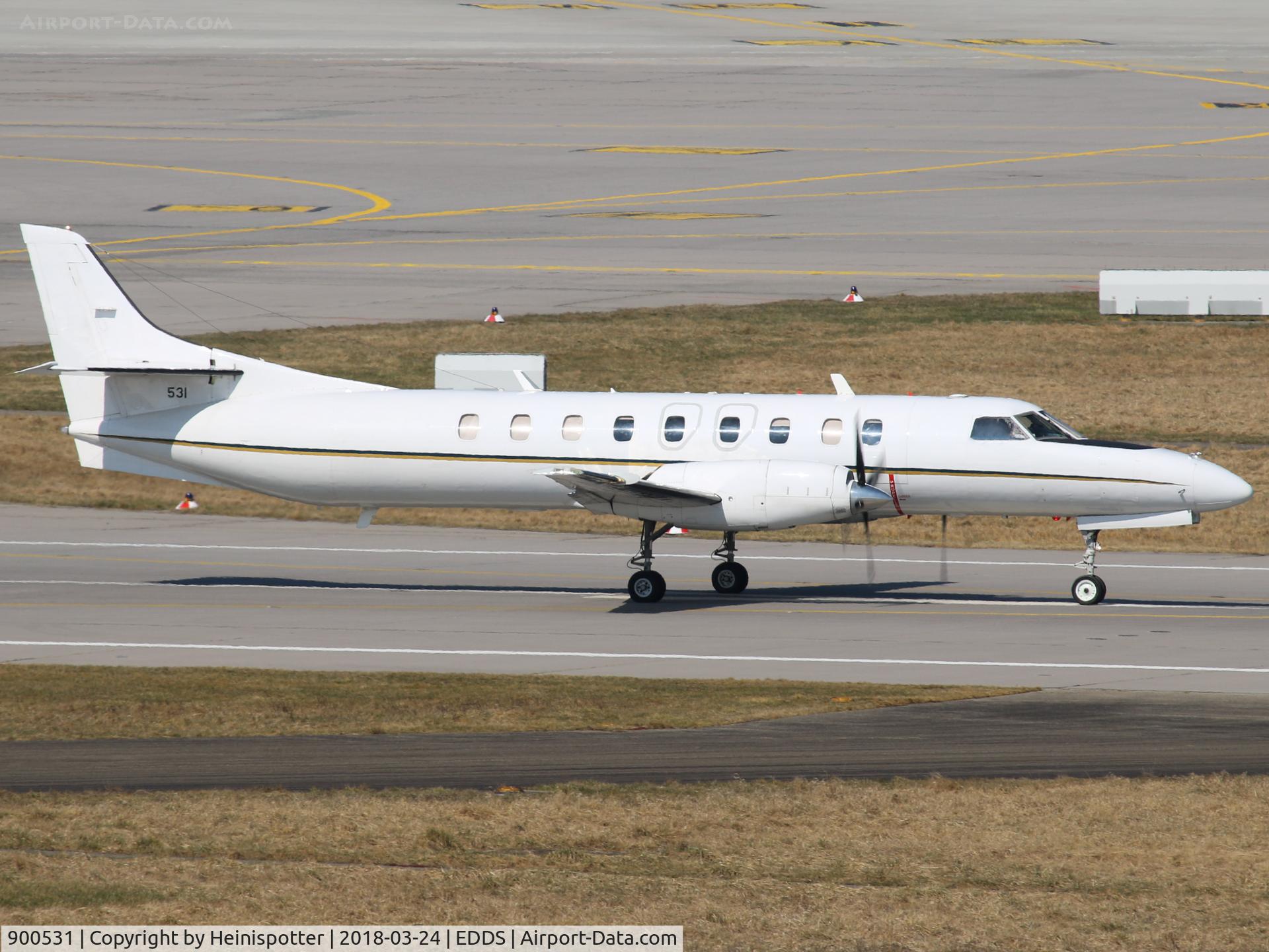 900531, 1990 Fairchild C-26D Metro III C/N DC-798M, 900531 at Stuttgart Airport.
