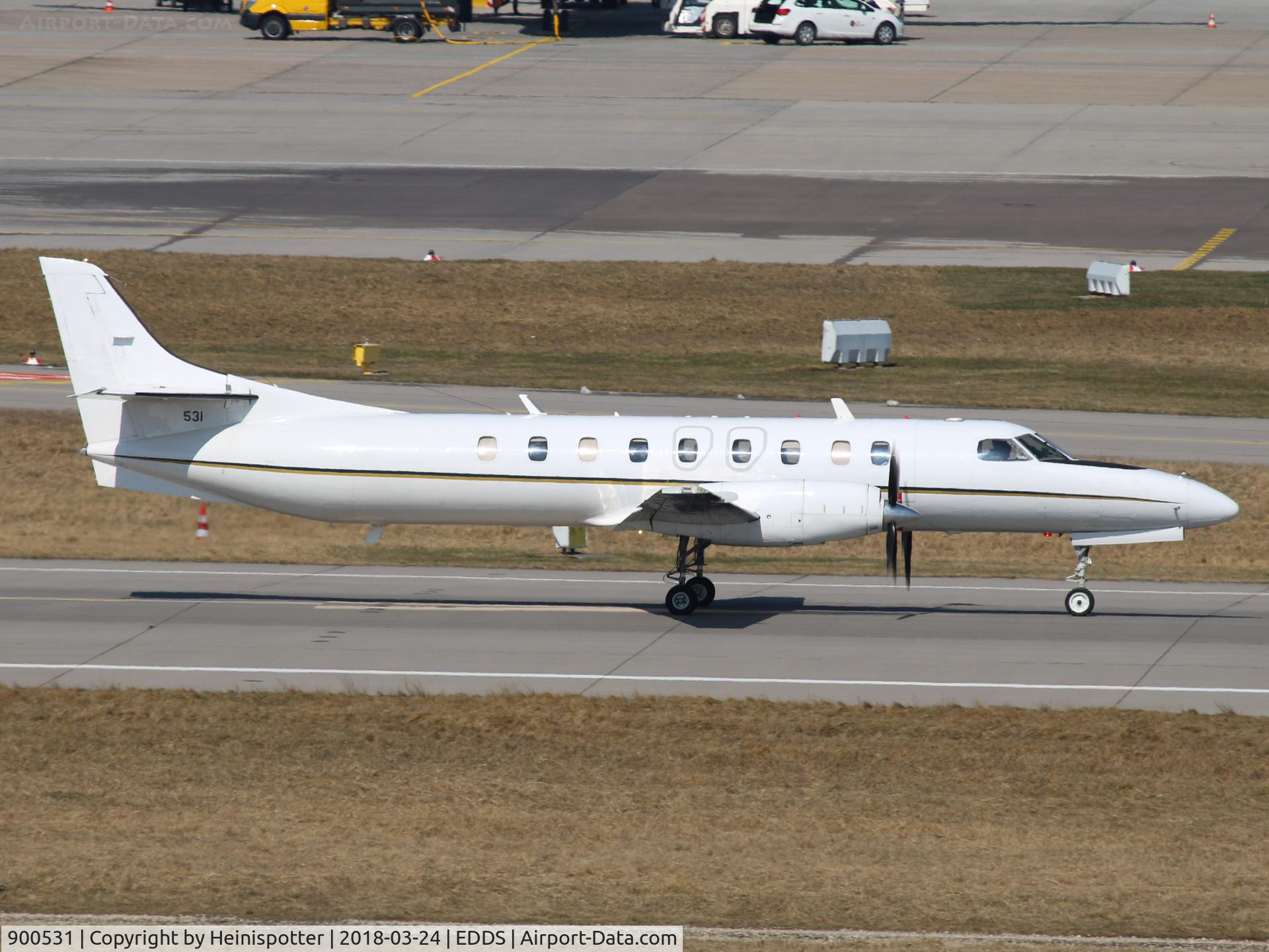 900531, 1990 Fairchild C-26D Metro III C/N DC-798M, 900531 at Stuttgart Airport.