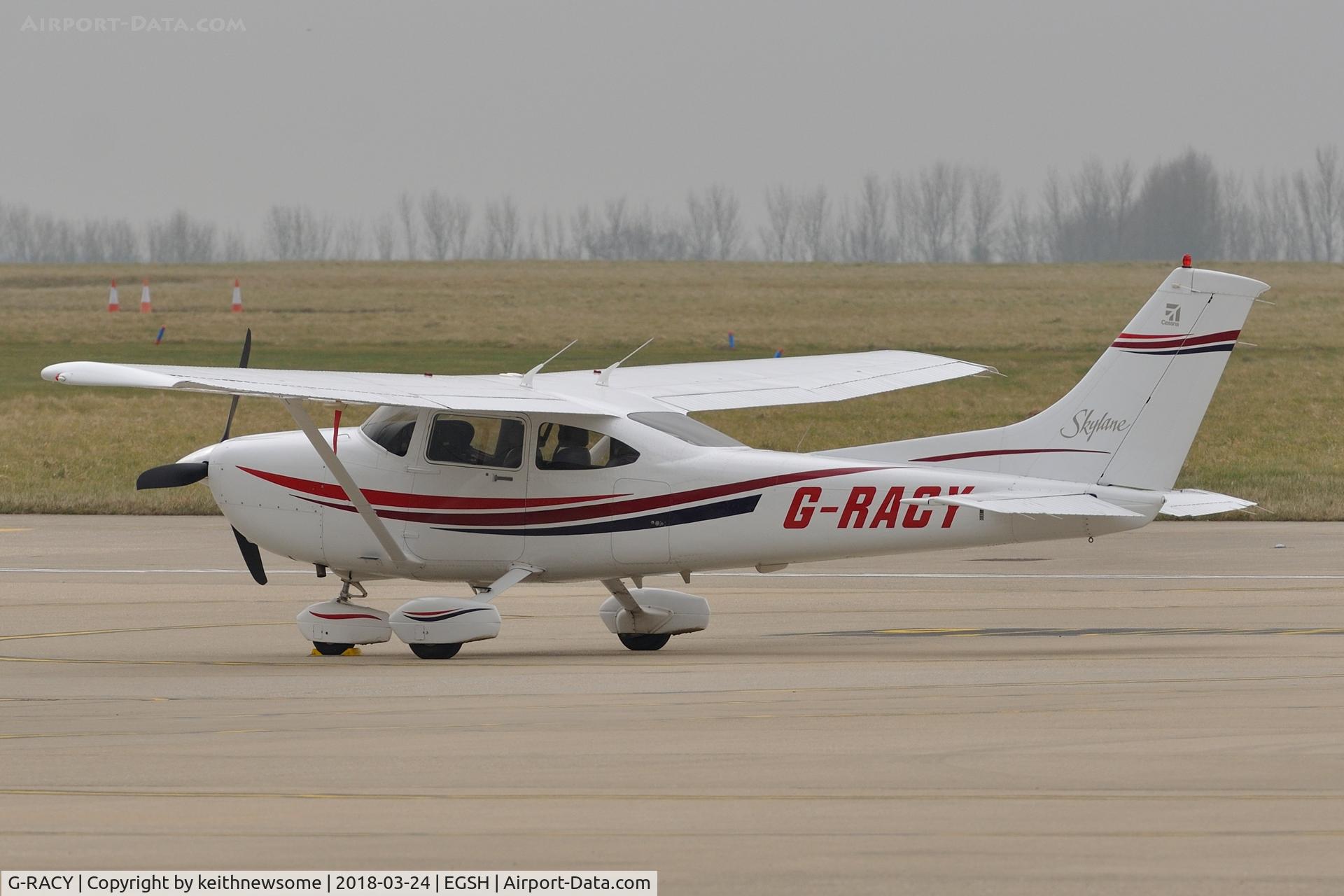 G-RACY, 1999 Cessna 182S Skylane C/N 18280588, Parked all day.