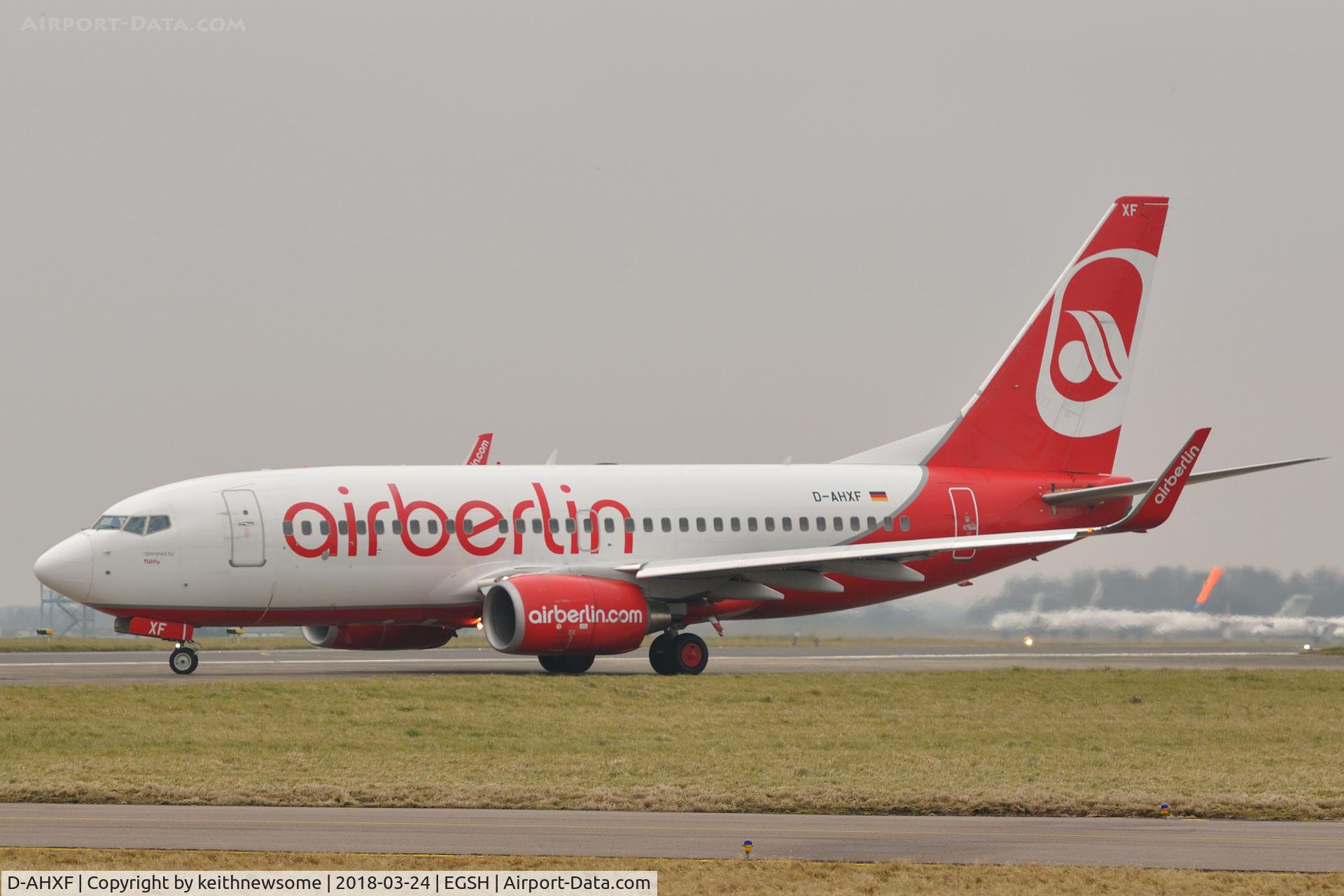 D-AHXF, 2007 Boeing 737-7K5 C/N 35136, From Hannover for paintwork.