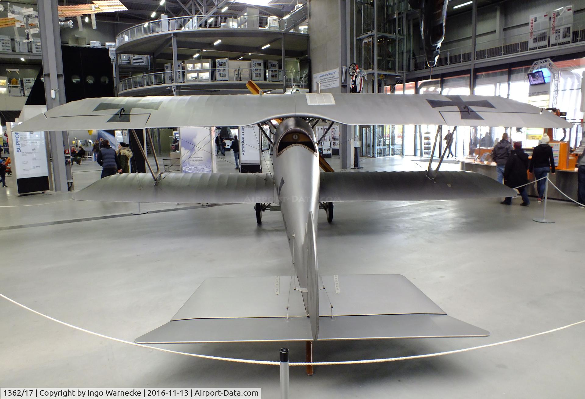 1362/17, Pfalz DIII replica C/N Not found 1362/17, Pfalz D III replica at the Technik-Museum, Speyer