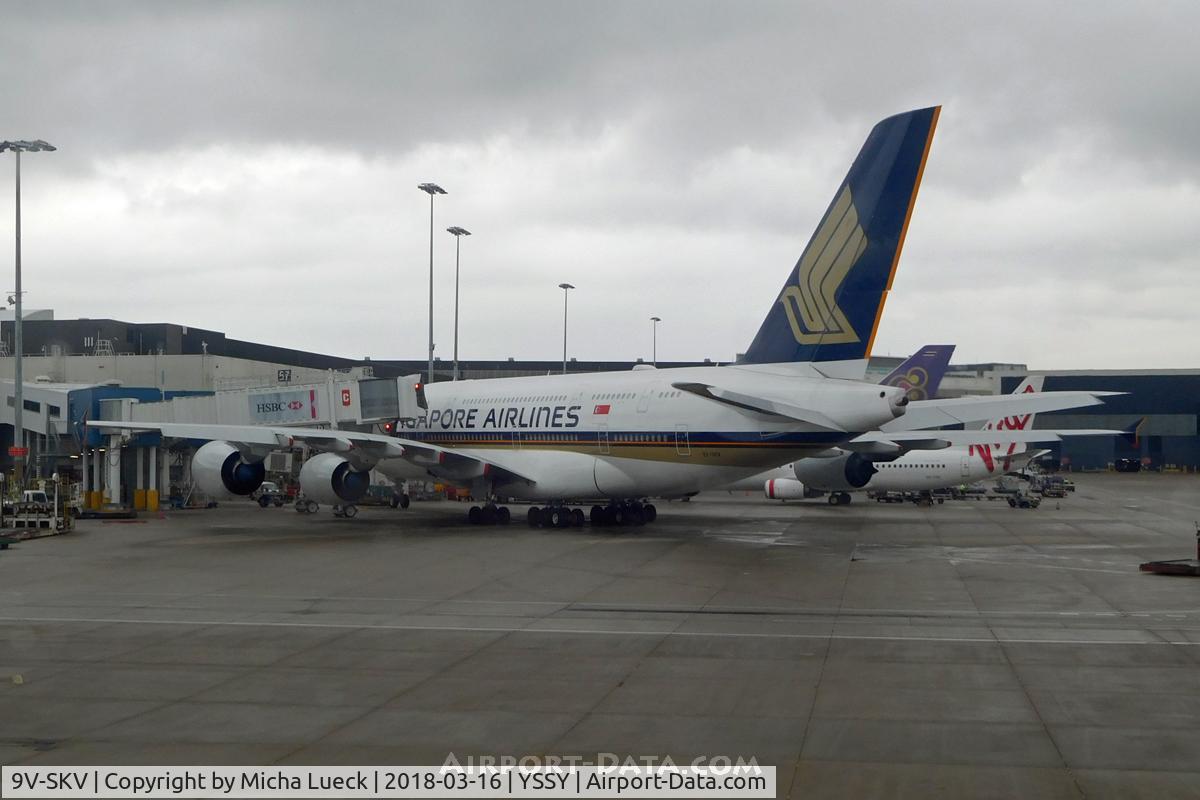 9V-SKV, 2017 Airbus A380-841 C/N 247, SQ's youngest A380