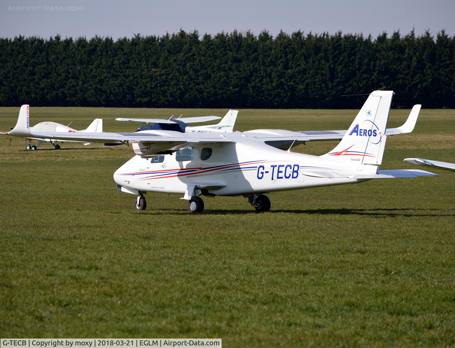 G-TECB, 2013 Tecnam P-2006T C/N 122, Tecnam P-2006T at White Waltham.