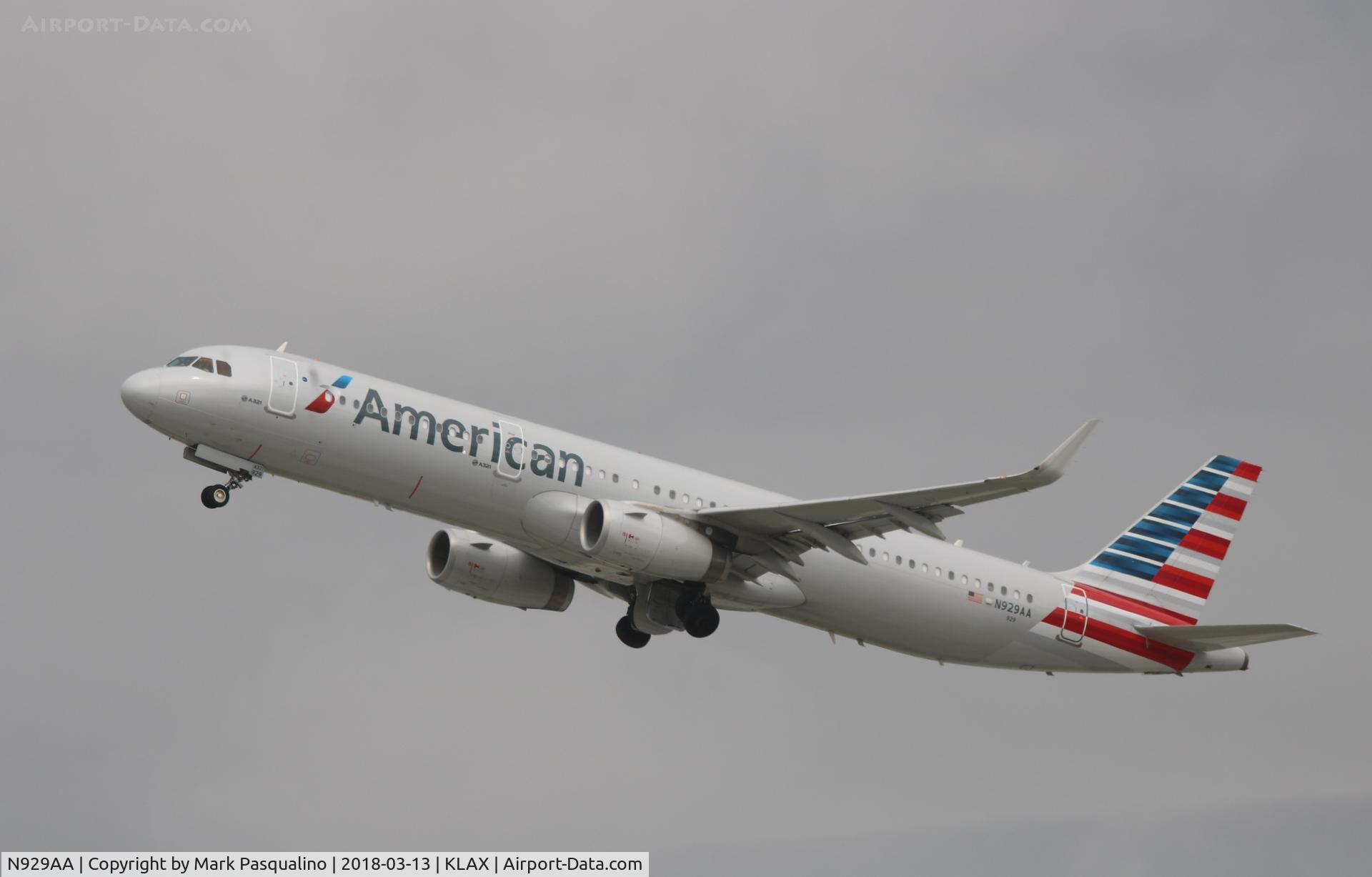 N929AA, 2017 Airbus A321-231 C/N 7525, Airbus A321-231
