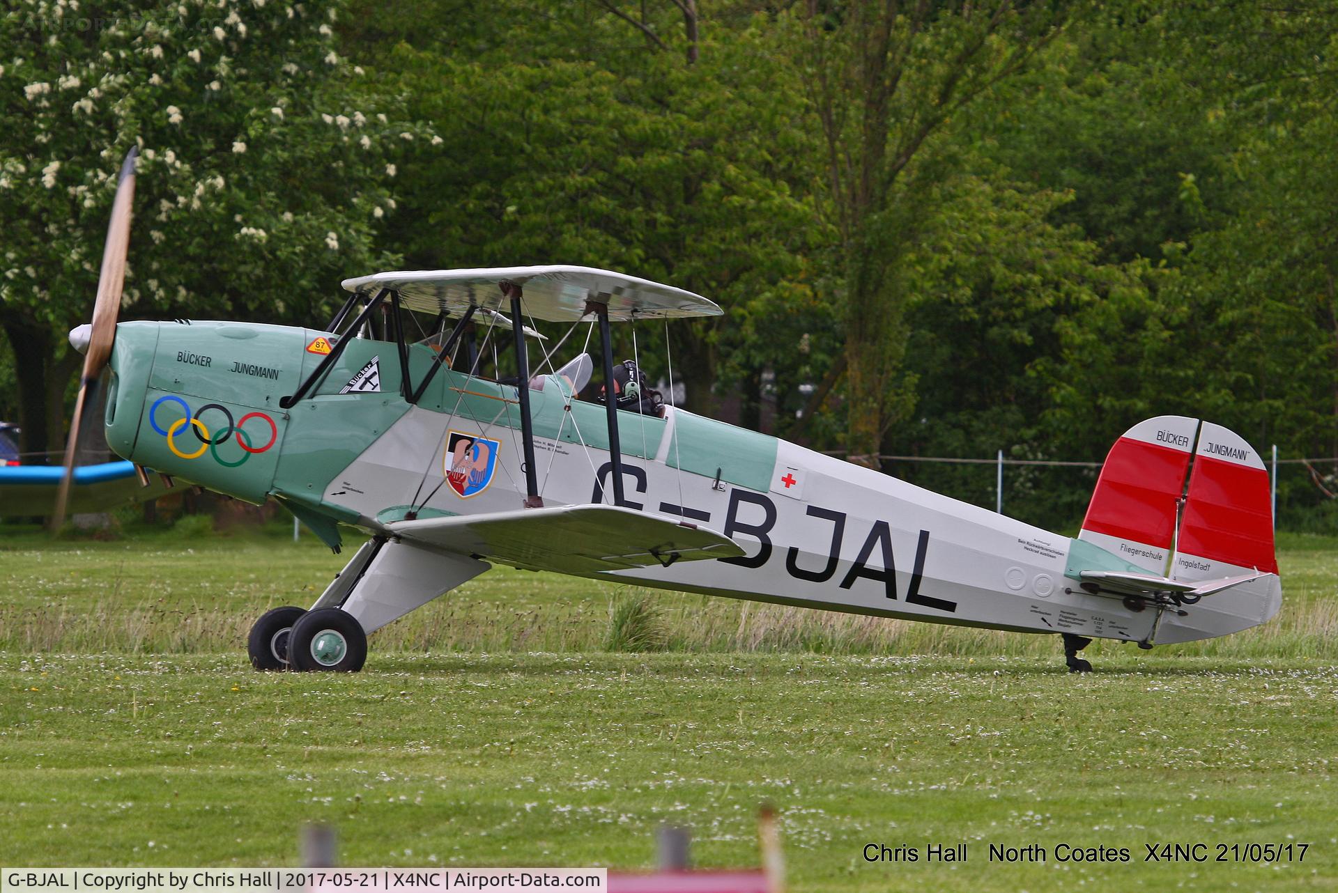 G-BJAL, 1957 Bucker 1-131E Jungmann C/N 1028, North Coates Summer fly in