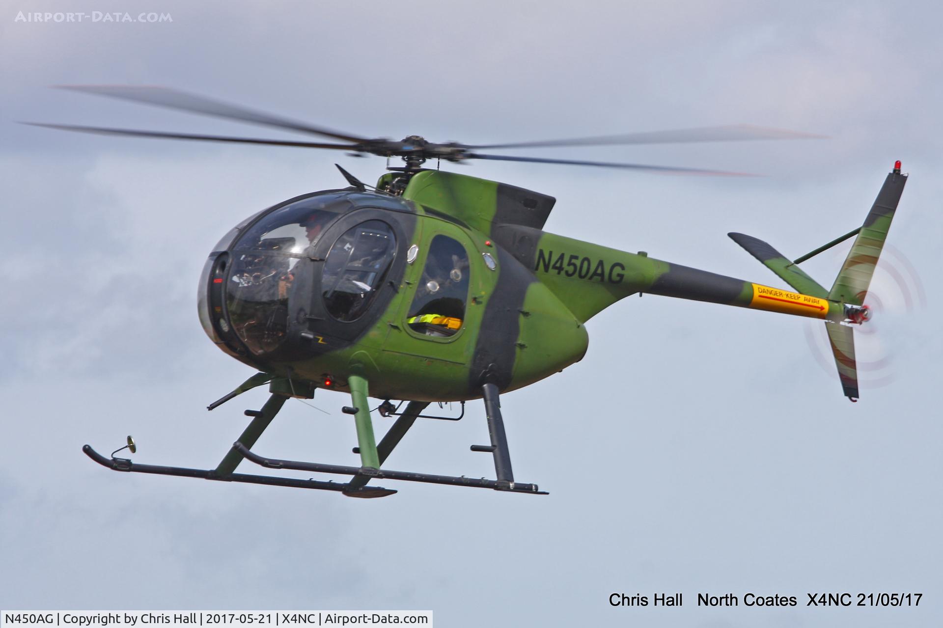 N450AG, 1971 MD Helicopters 369HM C/N 1090202M, North Coates Summer fly in