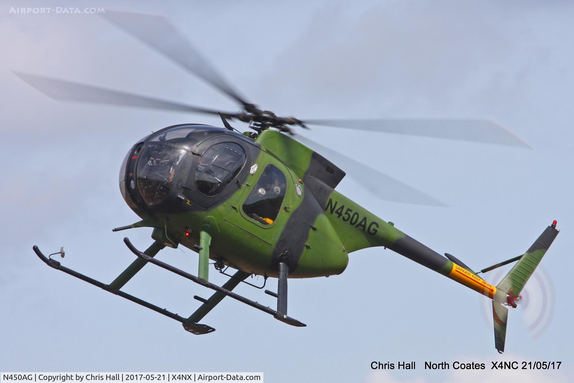 N450AG, 1971 MD Helicopters 369HM C/N 1090202M, North Coates Summer fly in