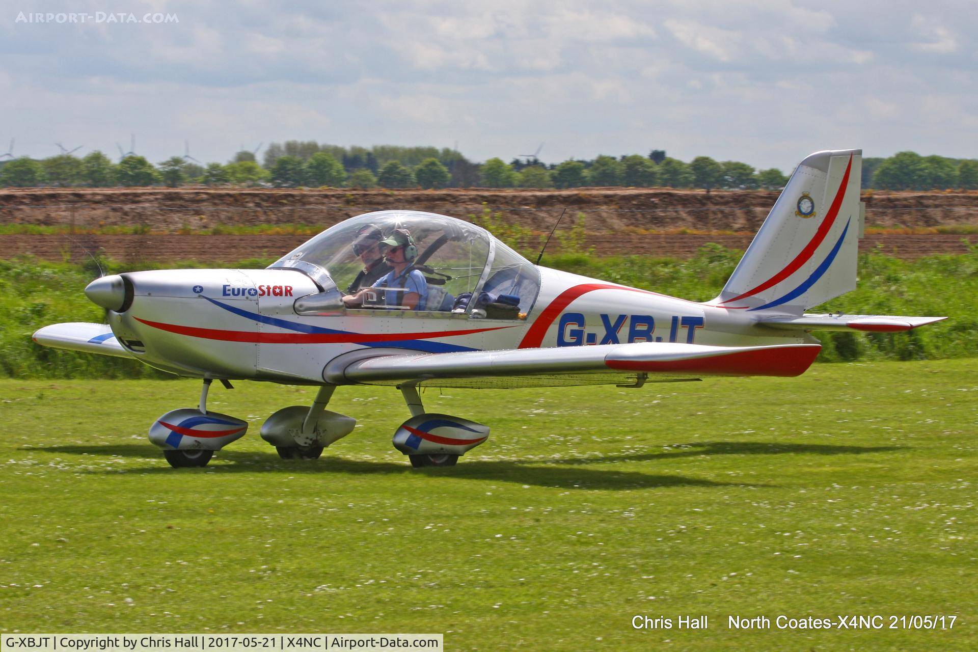 G-XBJT, 2002 Aerotechnik EV-97 Eurostar C/N PFA 315-13967, North Coates Summer fly in