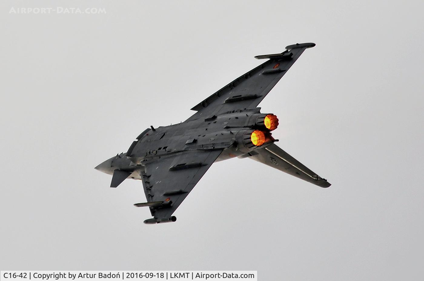 C16-42, 2010 Eurofighter EF-2000 Typhoon S C/N SS023, Spain Air Force