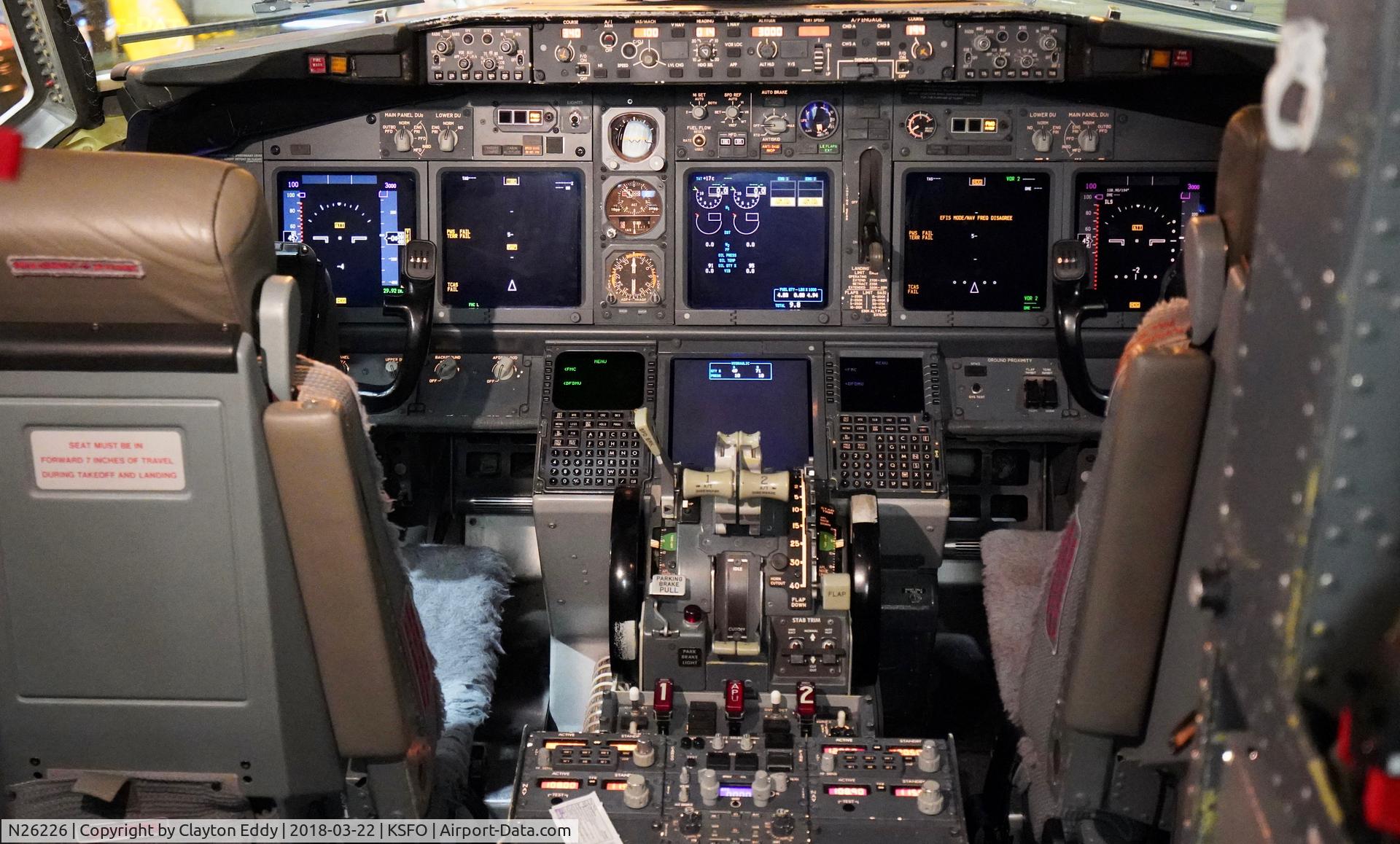 N26226, 1998 Boeing 737-824 C/N 28935, SFO 2018.