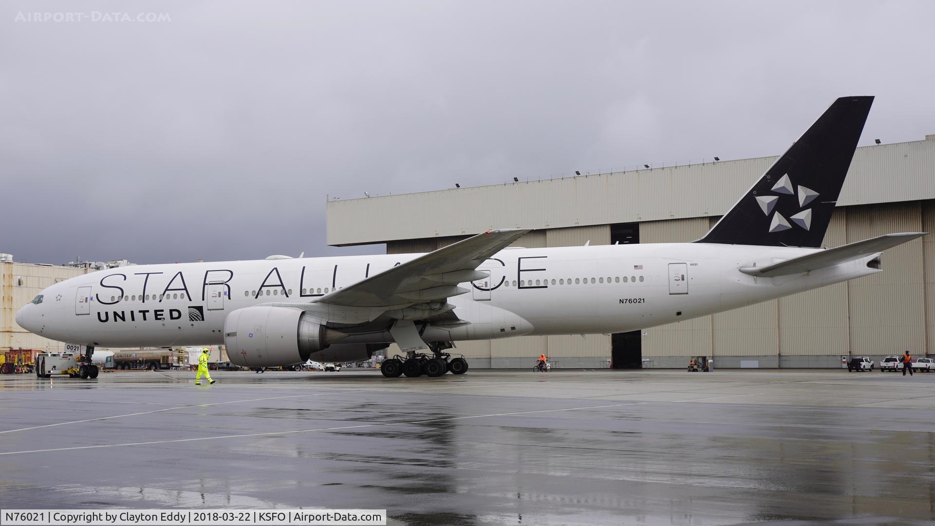 N76021, 2010 Boeing 777-224 C/N 39776, SFO 2018.