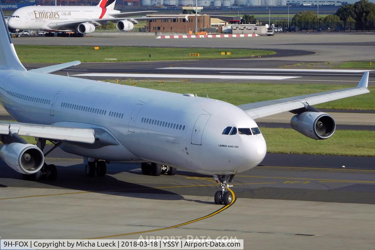 9H-FOX, 1997 Airbus A340-313 C/N 185, Air NZ chartered this HiFly A340-300 (and 9H-SUN) for a few months to cover for the B787-9 aircraft that were grounded due to RR engine issues.