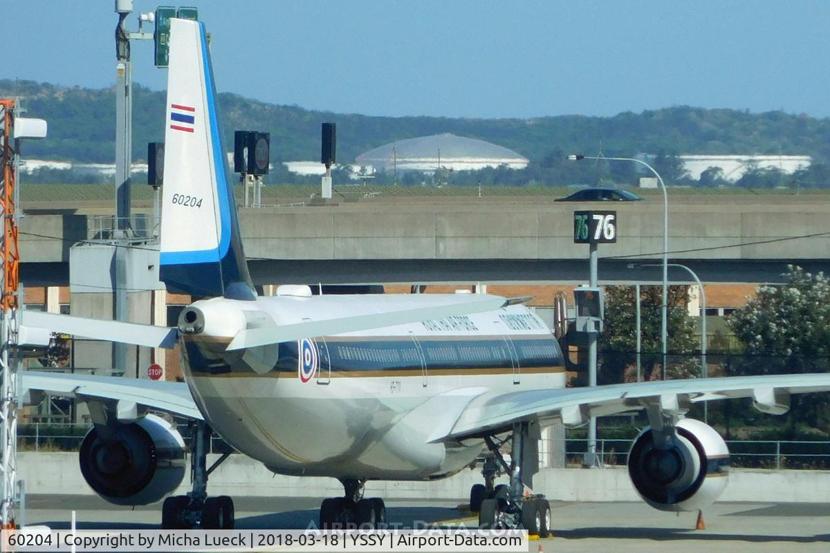 60204, 2005 Airbus A340-541 C/N 698, At Mascot