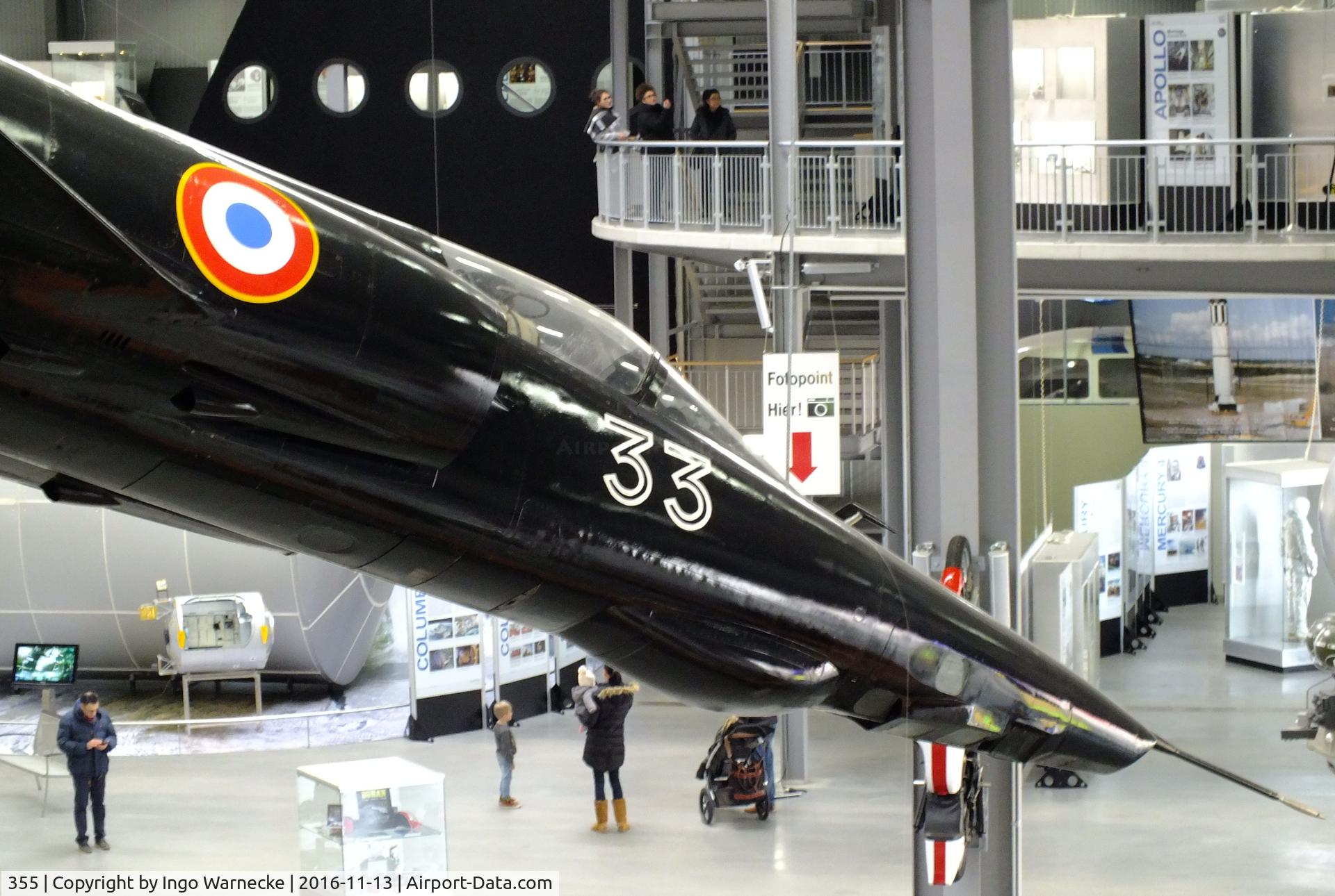 355, Dassault Mirage IIIRD C/N 355, Dassault Mirage III RD at the Technik-Museum, Speyer