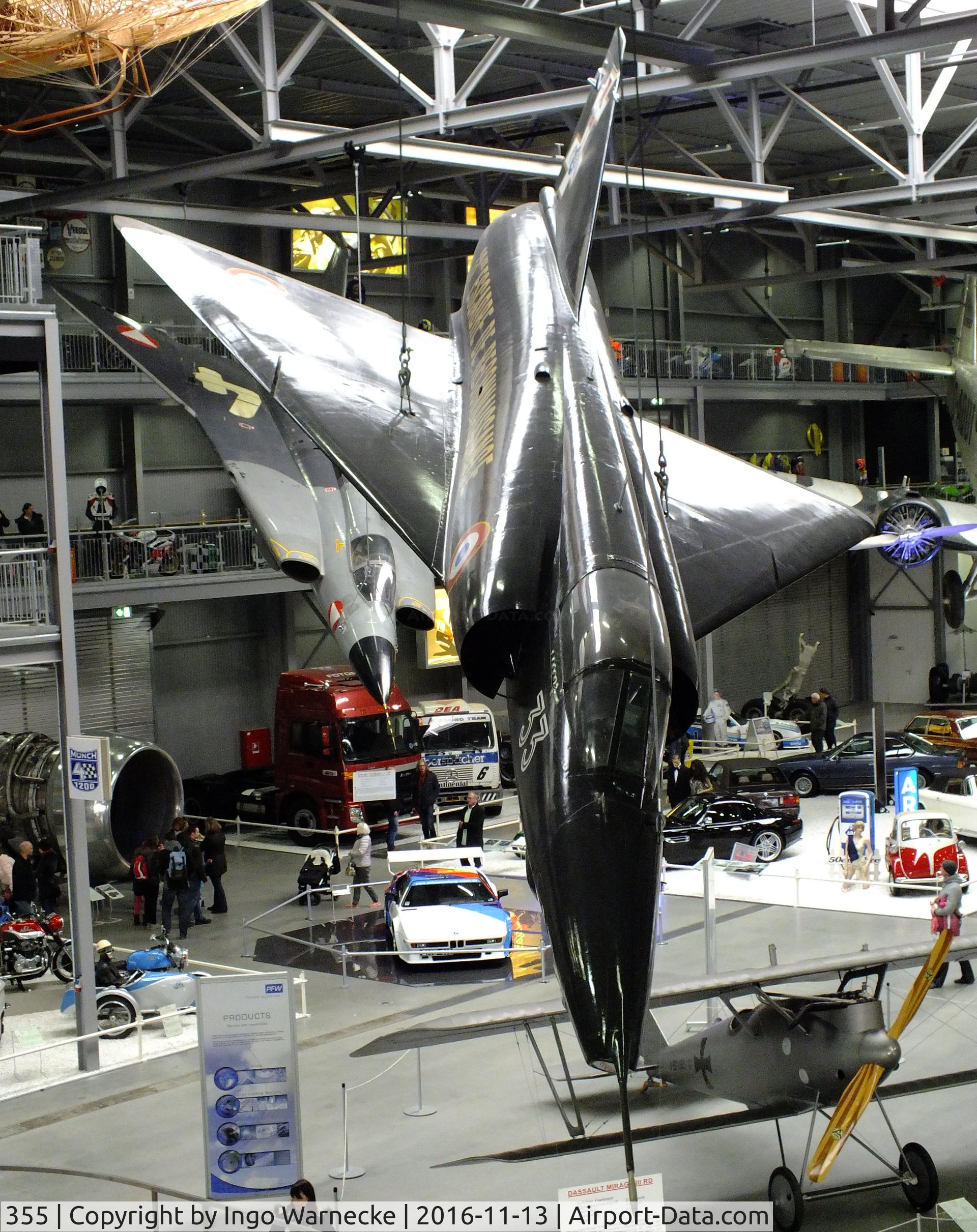 355, Dassault Mirage IIIRD C/N 355, Dassault Mirage III RD at the Technik-Museum, Speyer