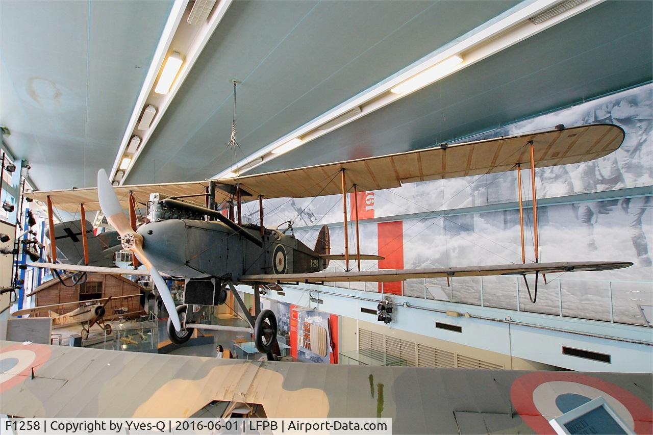 F1258, De Havilland DH-9 C/N Not found F1258, De Havilland DH-9, Air & Space Museum, Paris-Le Bourget (LFPB-LBG)