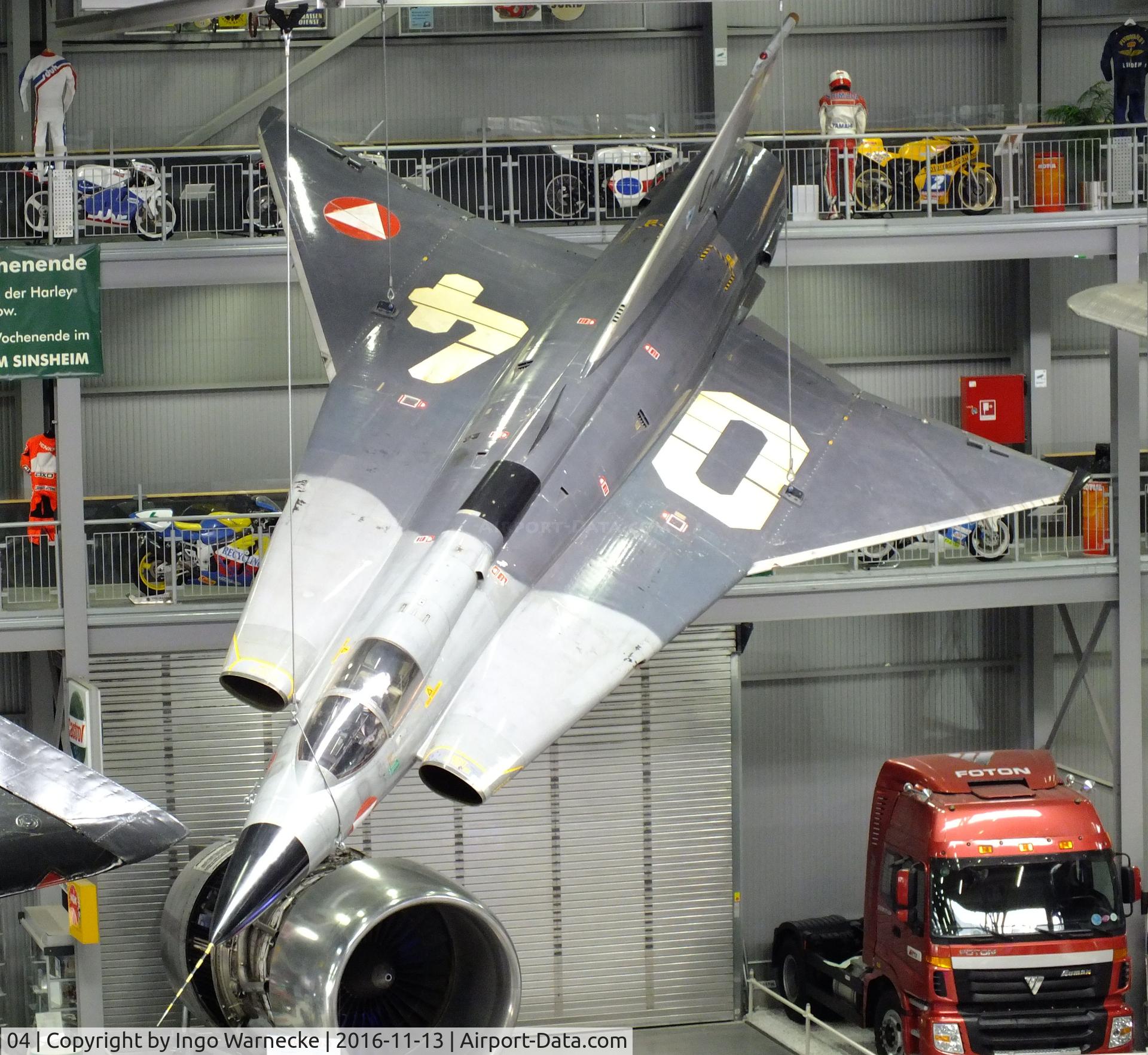 04, Saab J-35Oe MkII Draken C/N 35-1404, SAAB J35Oe Mk II Draken at the Technik-Museum, Speyer