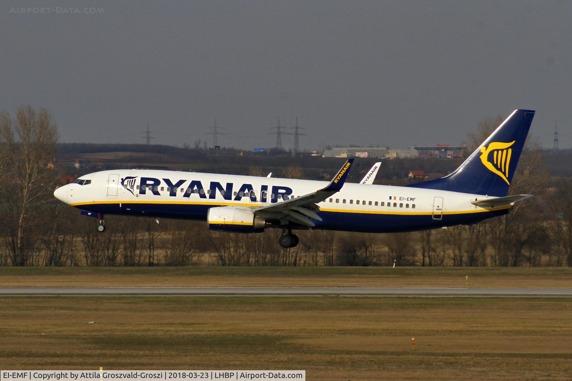 EI-EMF, 2010 Boeing 737-8AS C/N 34978, Budapest Ferihegy International Airport, Hungary