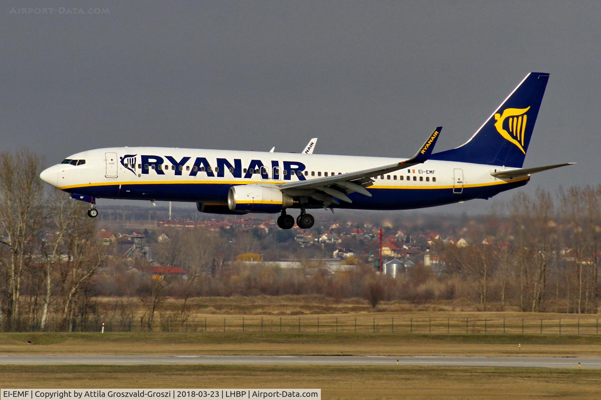 EI-EMF, 2010 Boeing 737-8AS C/N 34978, Budapest Ferihegy International Airport, Hungary