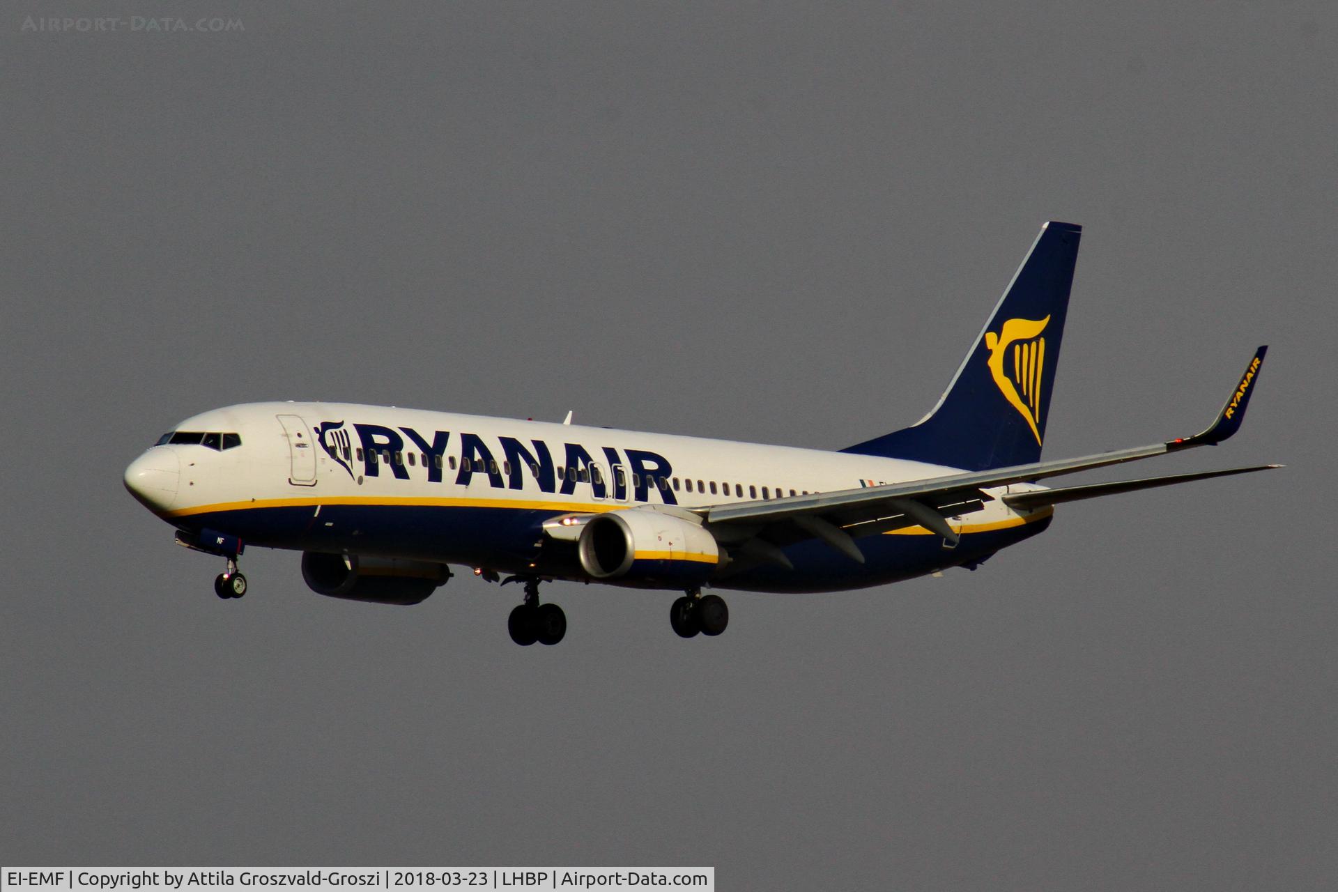 EI-EMF, 2010 Boeing 737-8AS C/N 34978, Budapest Ferihegy International Airport, Hungary