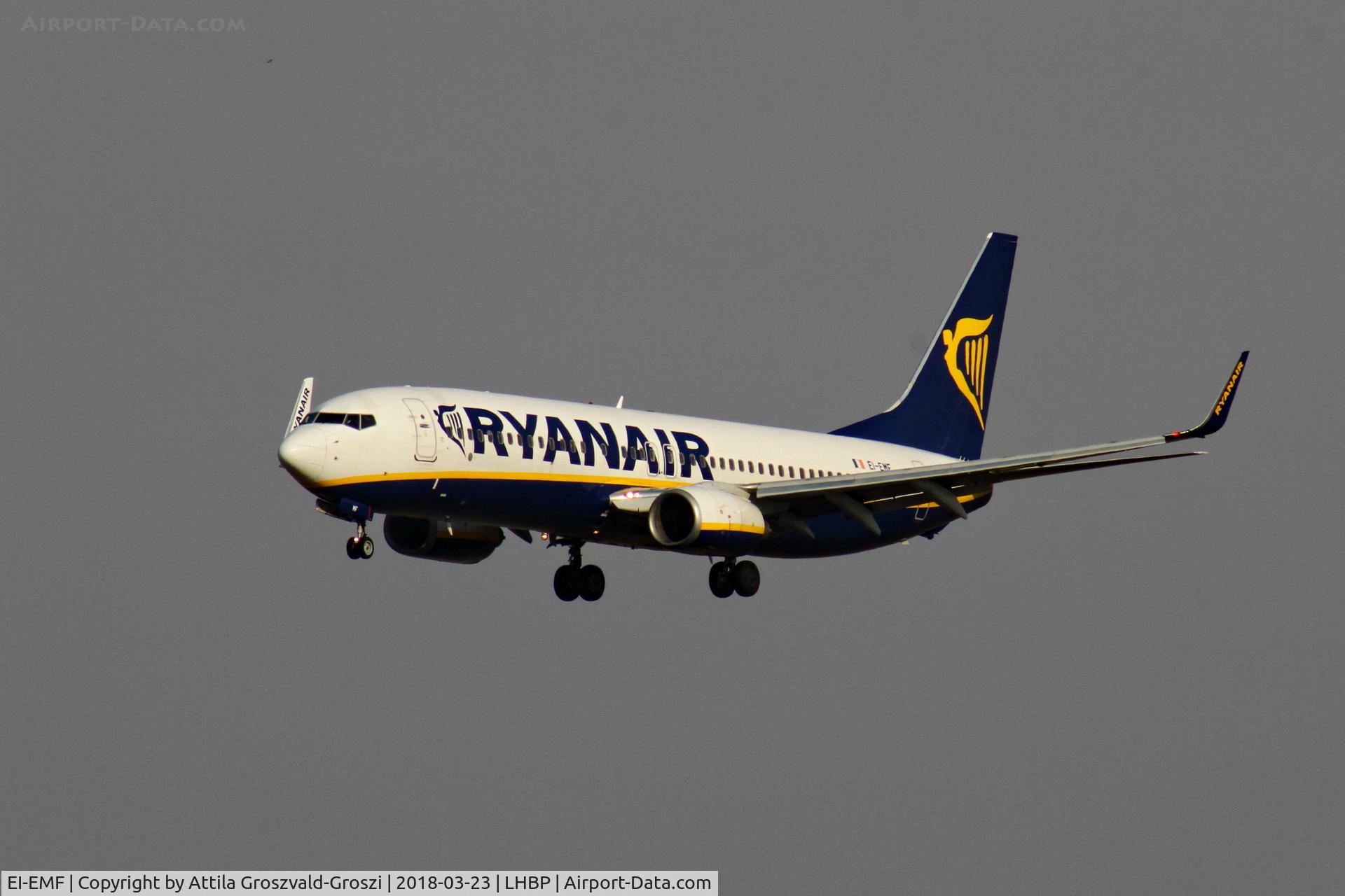 EI-EMF, 2010 Boeing 737-8AS C/N 34978, Budapest Ferihegy International Airport, Hungary