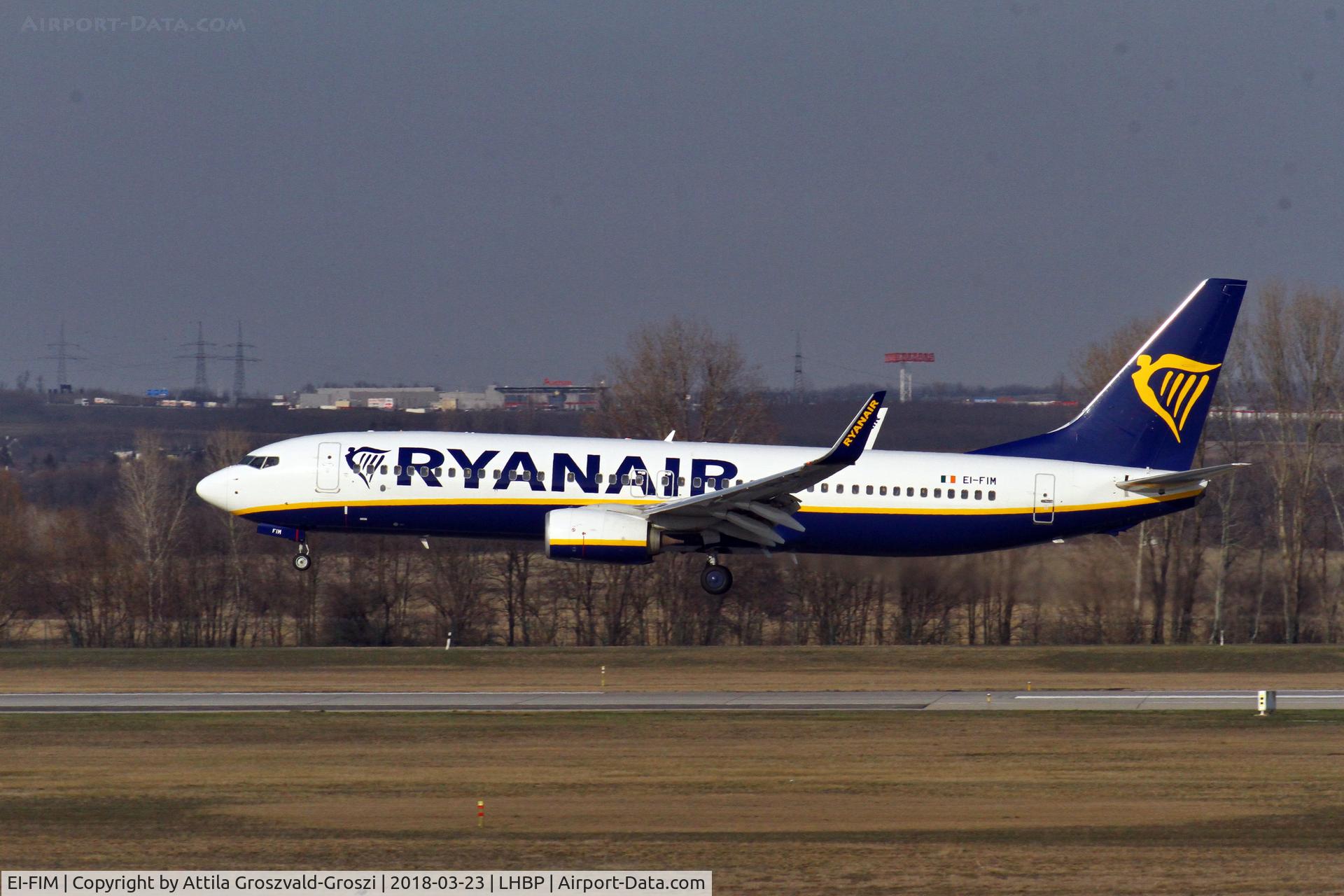 EI-FIM, 2015 Boeing 737-8AS C/N 61576, Budapest Ferihegy International Airport, Hungary